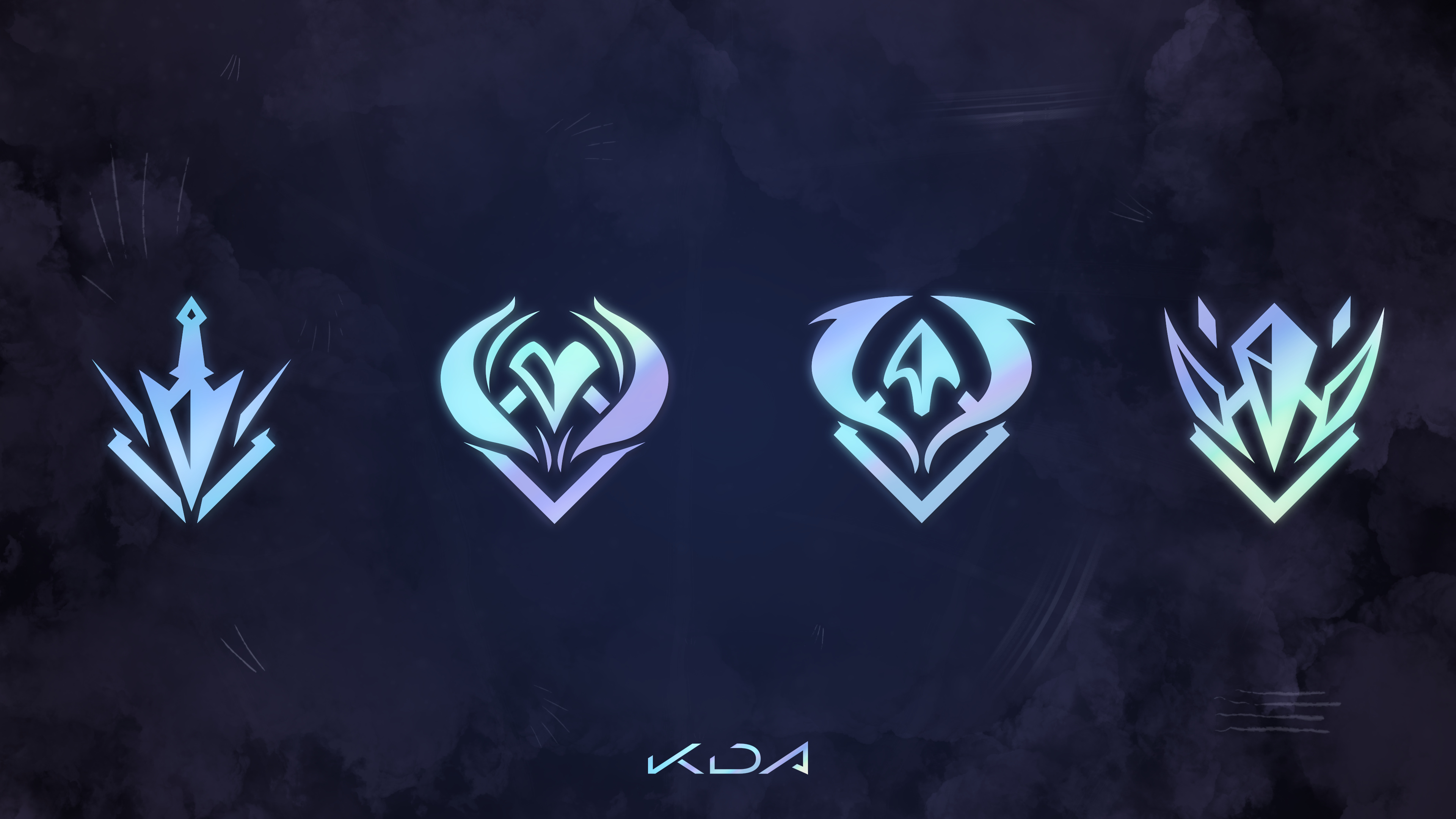 KDA icons, Poppy, League of Legends, Poster, 3840x2160 4K Desktop