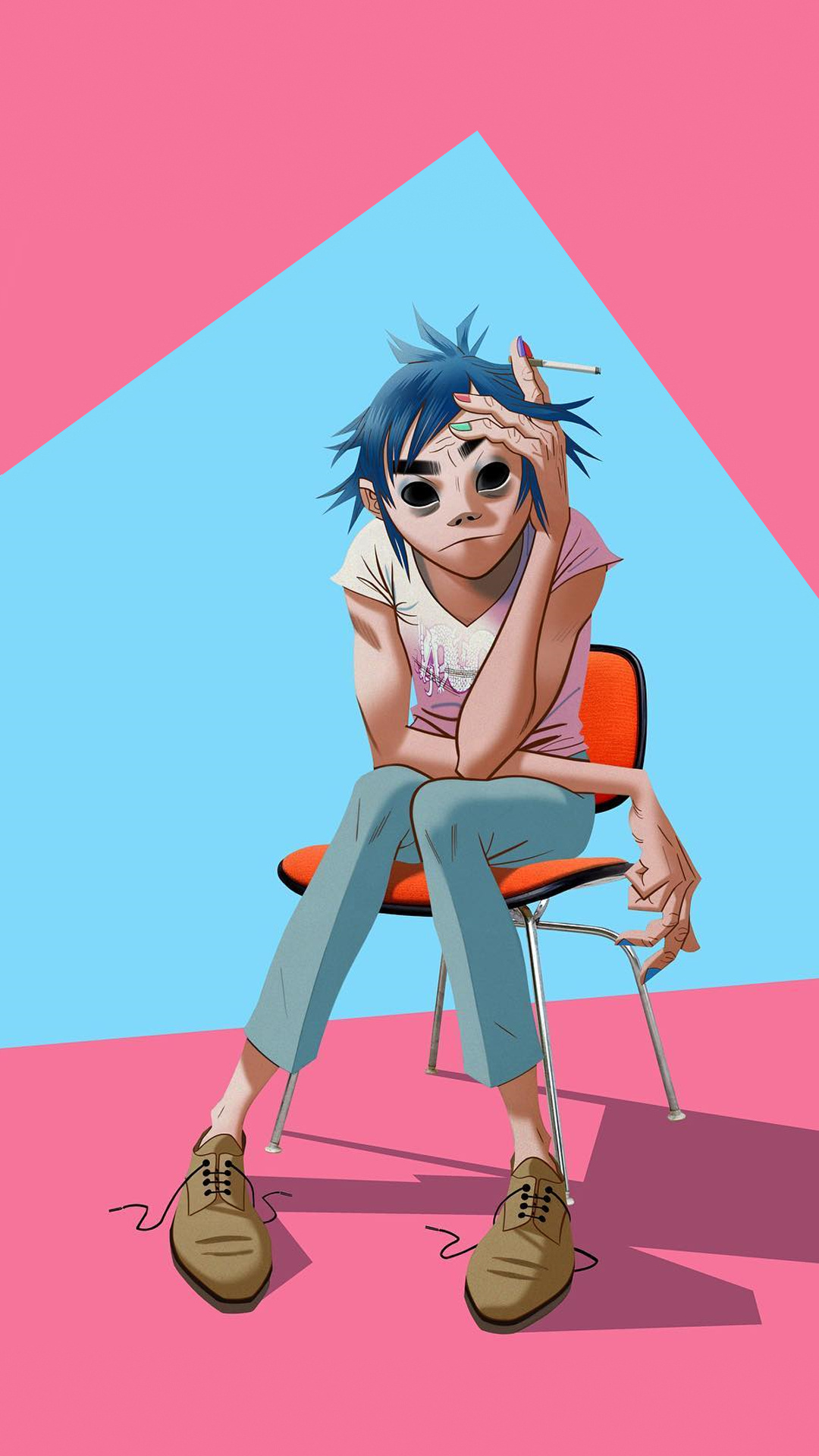 Gorillaz phone wallpaper, Gorillaz art, 2-D, 1080x1920 Full HD Phone