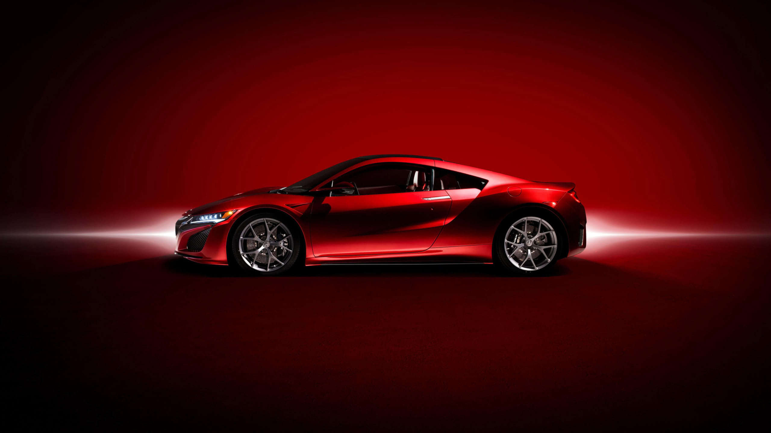 Acura NSX, Side WQHD 1440p, Sports car, High-performance, 2560x1440 HD Desktop