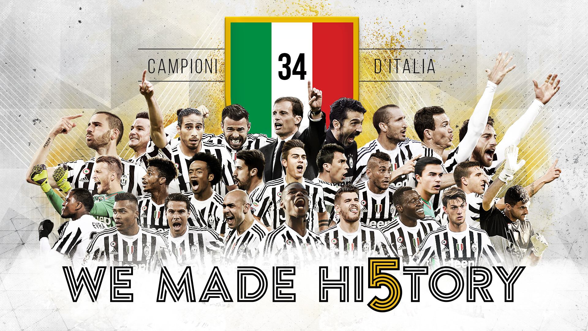 Forza Juve, Forza Juve album, Image collection, Creative designs, 1920x1080 Full HD Desktop