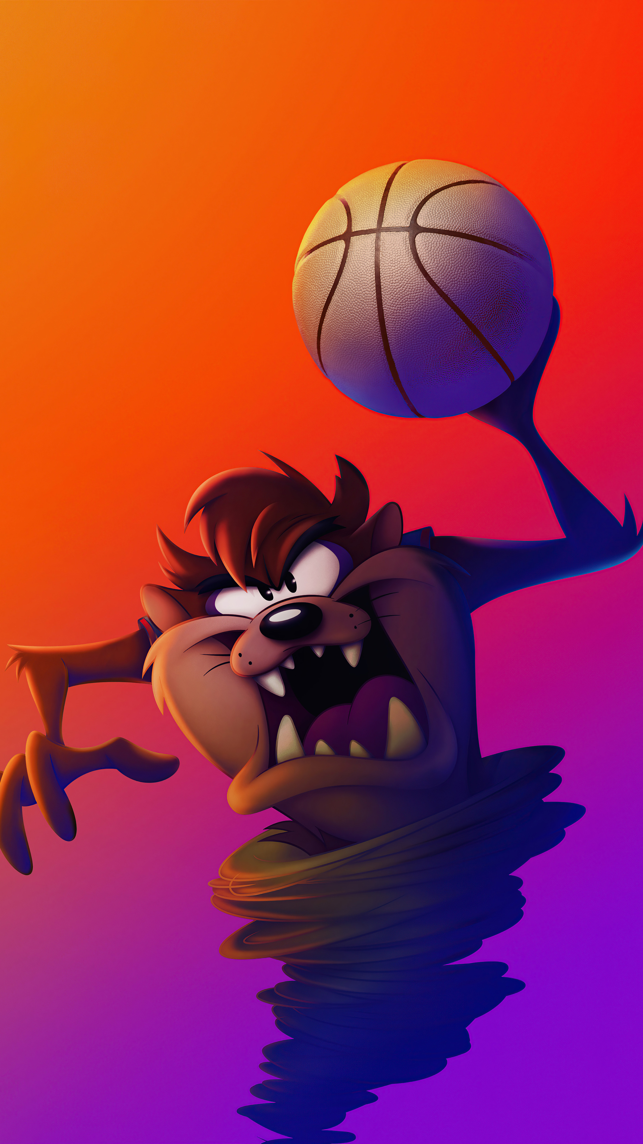 Tasmanian Devil, Space Jam, New Legacy, 8K Ultra HD, 2160x3840 4K Phone