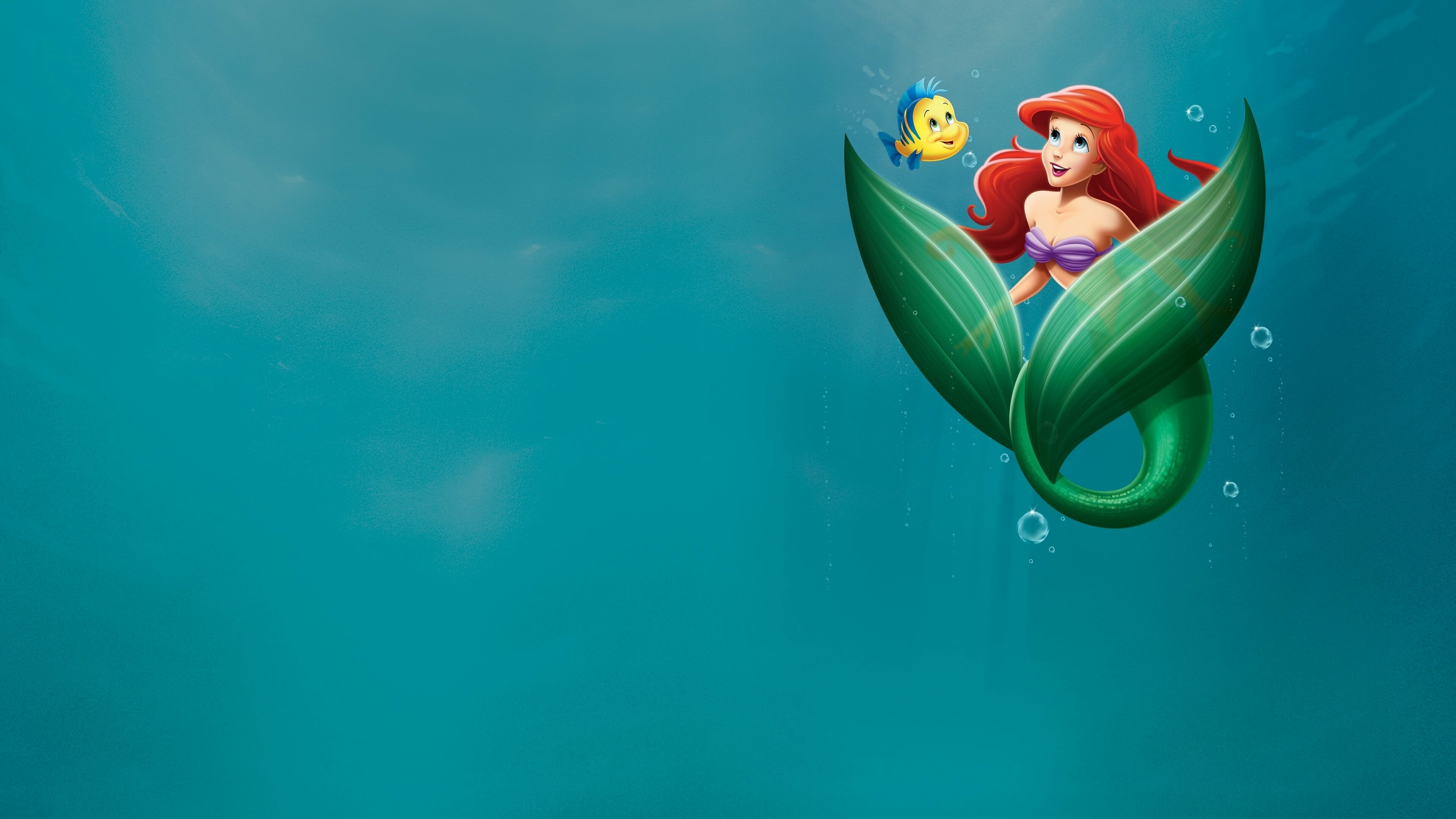 The Little Mermaid, Classic animation, Underwater adventure, Magical kingdom, 3840x2160 4K Desktop