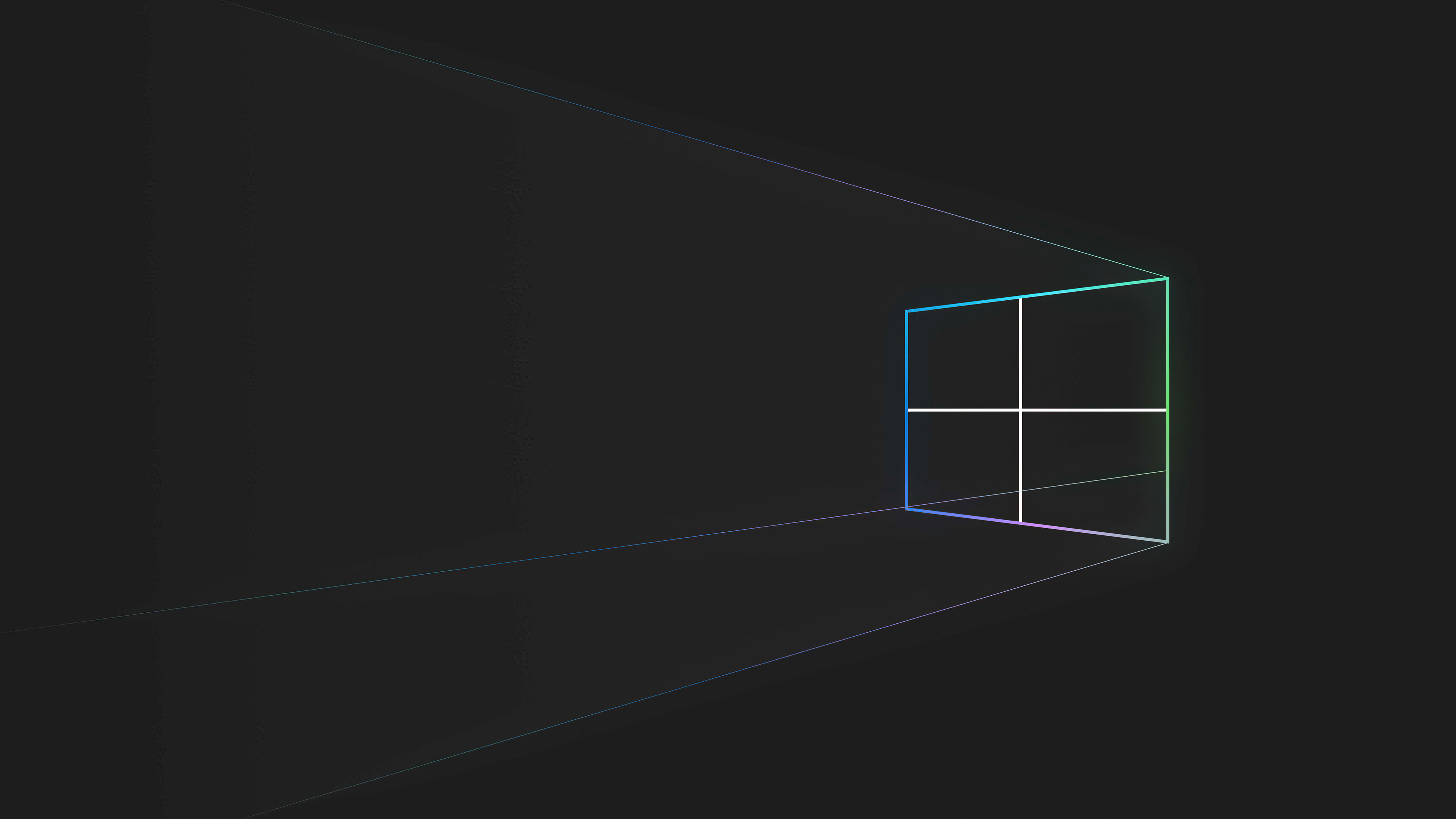 Neon window, Simple Wallpaper, 3840x2160 4K Desktop