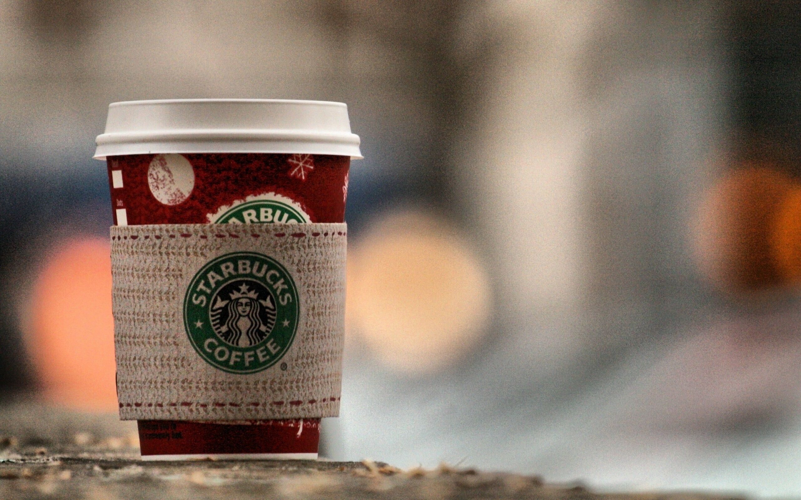 Starbucks, Xmas, Wallpapers, Zoey Tremblay, 2560x1600 HD Desktop