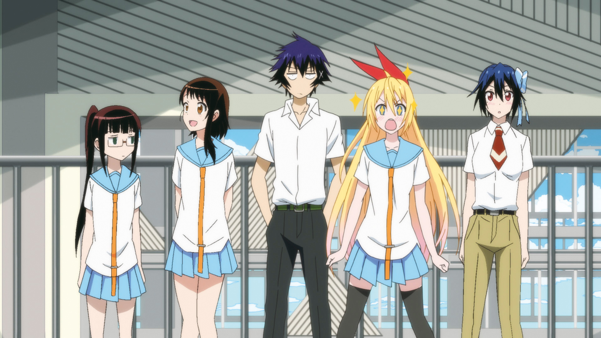 Nisekoi: False Love Anime, Season 1, Love story, Intricate plot, 1920x1080 Full HD Desktop