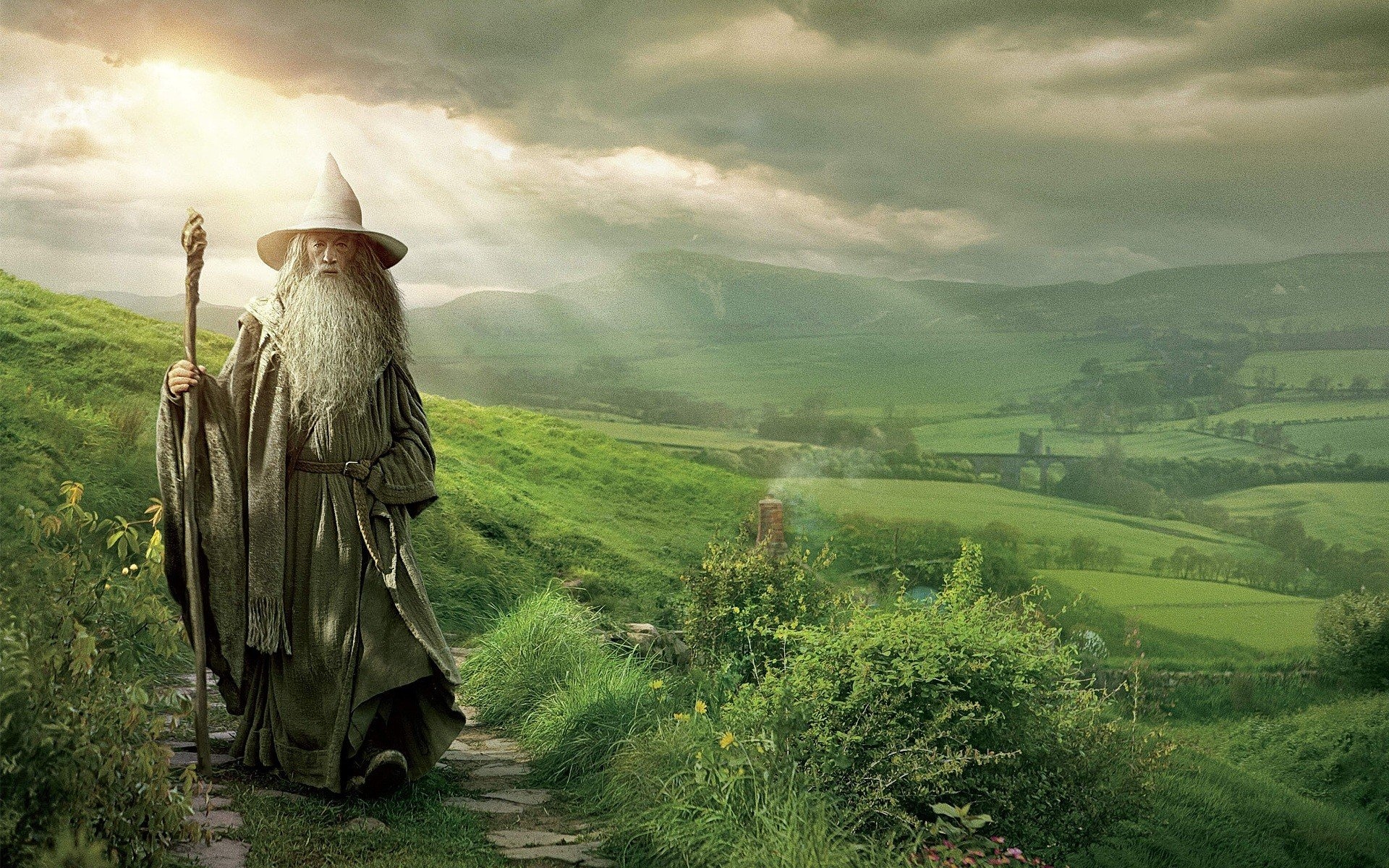 Gandalf the Grey, An Unexpected Journey Wallpaper, 1920x1200 HD Desktop