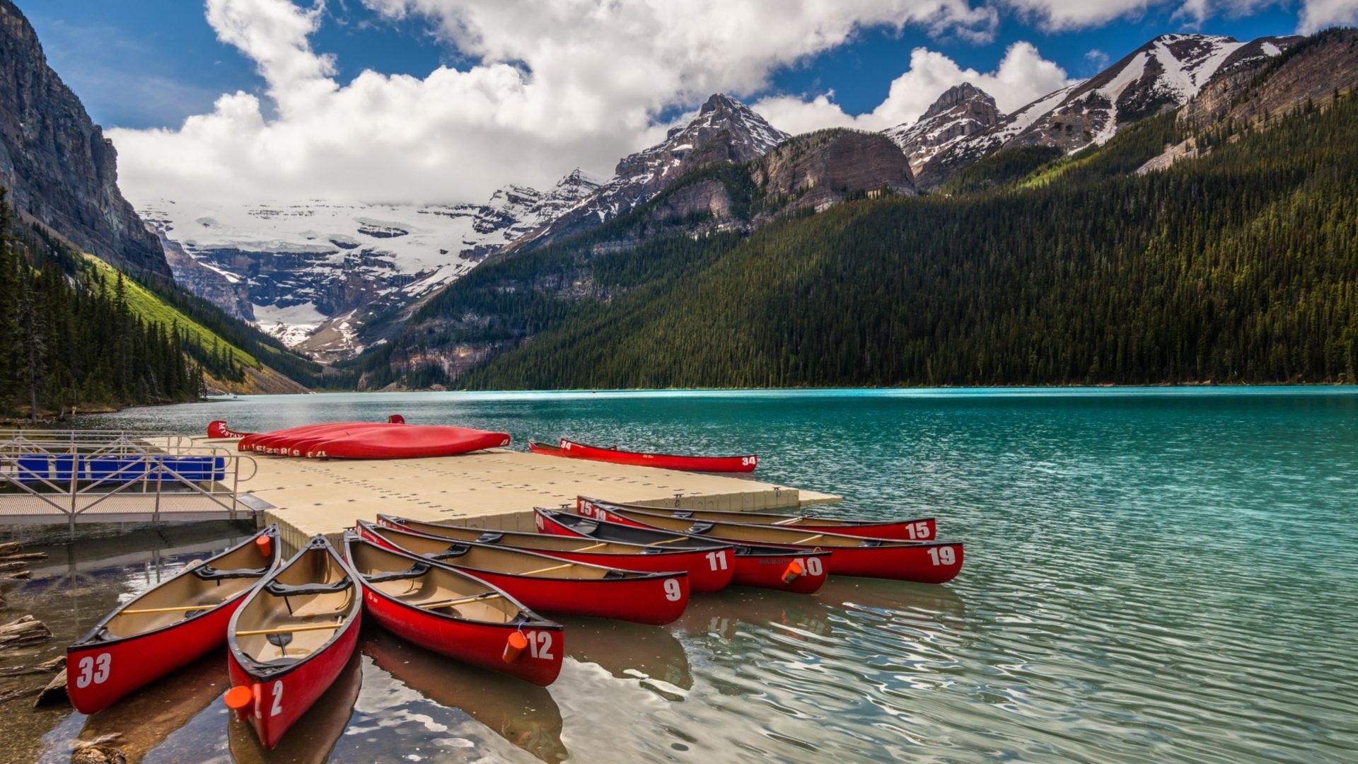 Lake Louise, Travels, Computer wallpapers, Breathtaking views, 1920x1080 Full HD Desktop