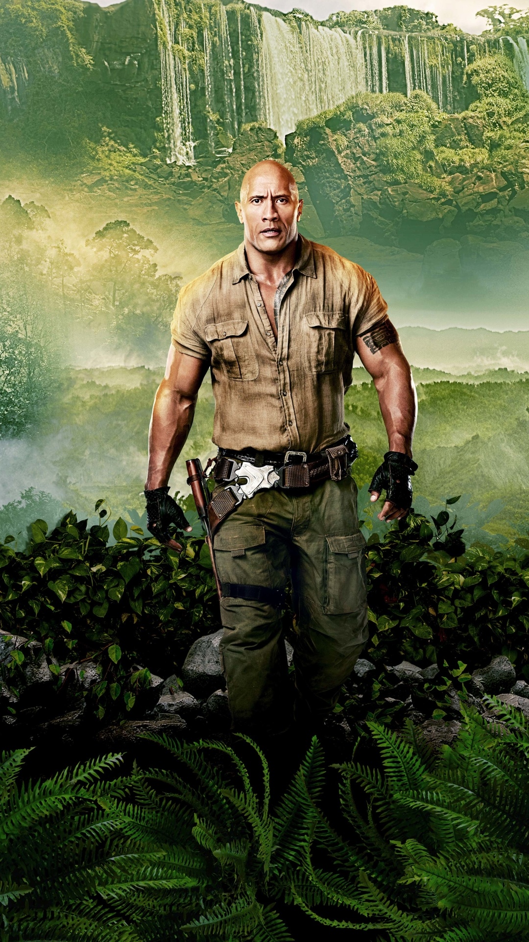 Jumanji films, Welcome to the Jungle, Movie, 1080x1920 Full HD Phone