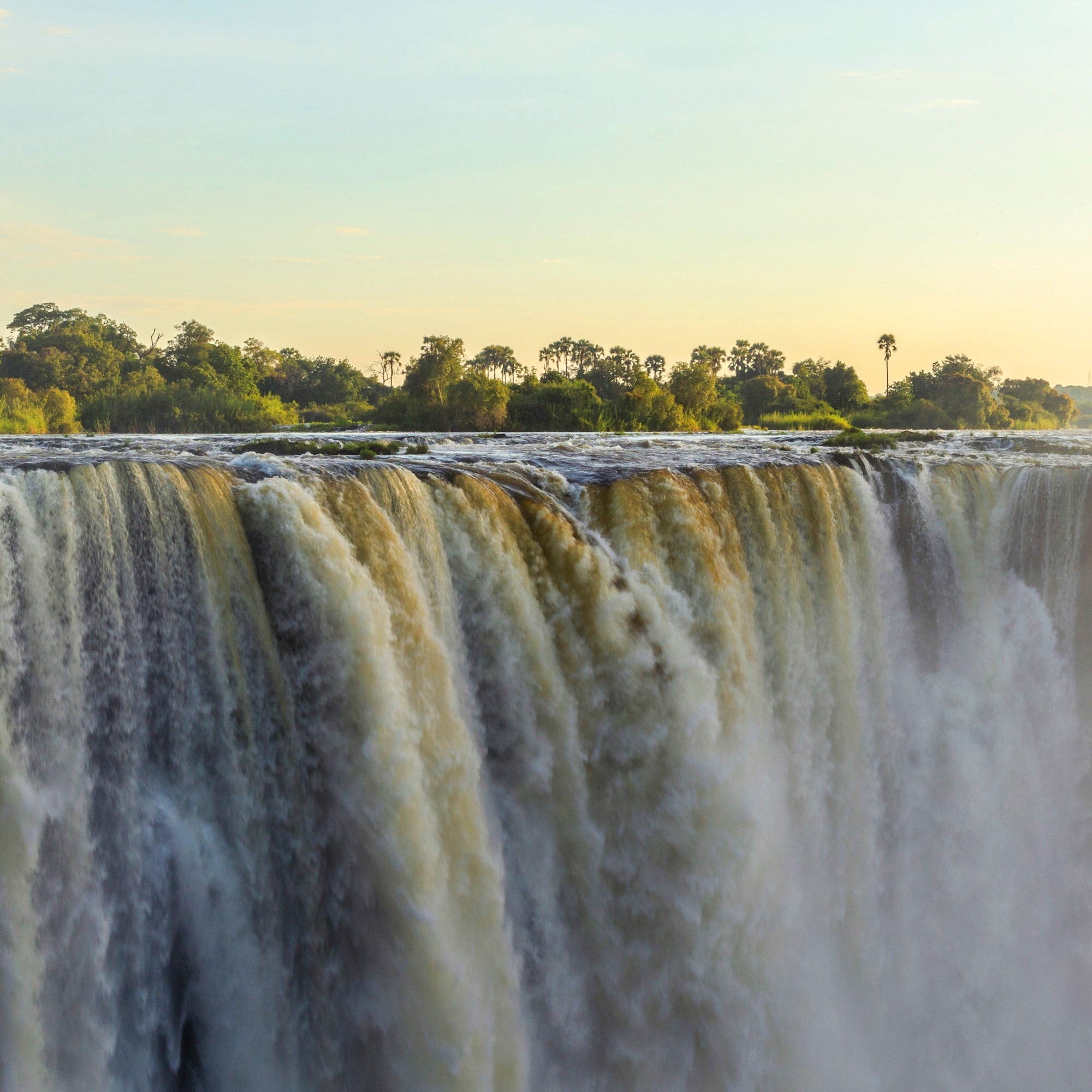 Devil's Pool, Zambia, African Itinerary, Vogue, 2000x2000 HD Phone