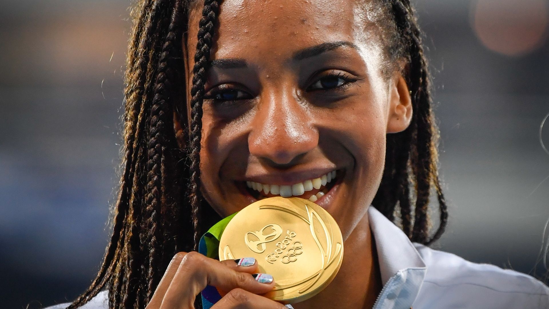 Olympic gold medal, Nafissatou Thiam Wallpaper, 1920x1080 Full HD Desktop