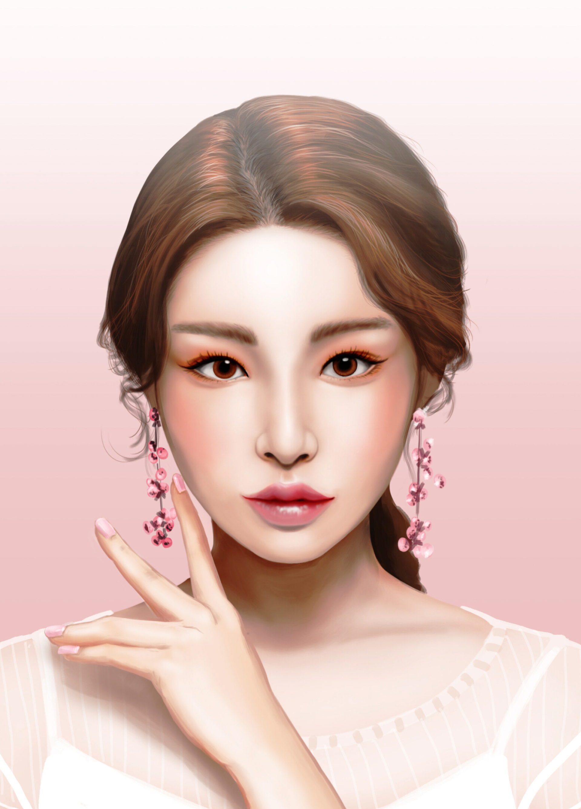 CHUNG HA, Music artist, ArtStation portfolio, Chung HA, 1920x2680 HD Phone