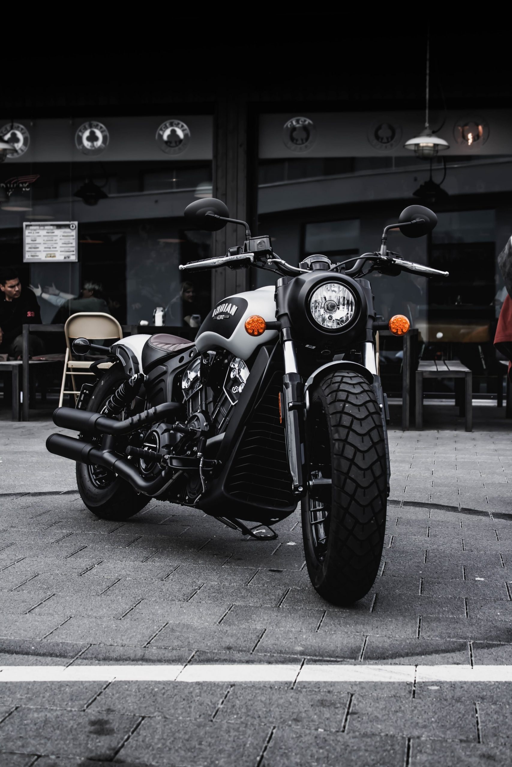 Scout Front View, Indian Motorcycles Wallpaper, 1710x2560 HD Phone