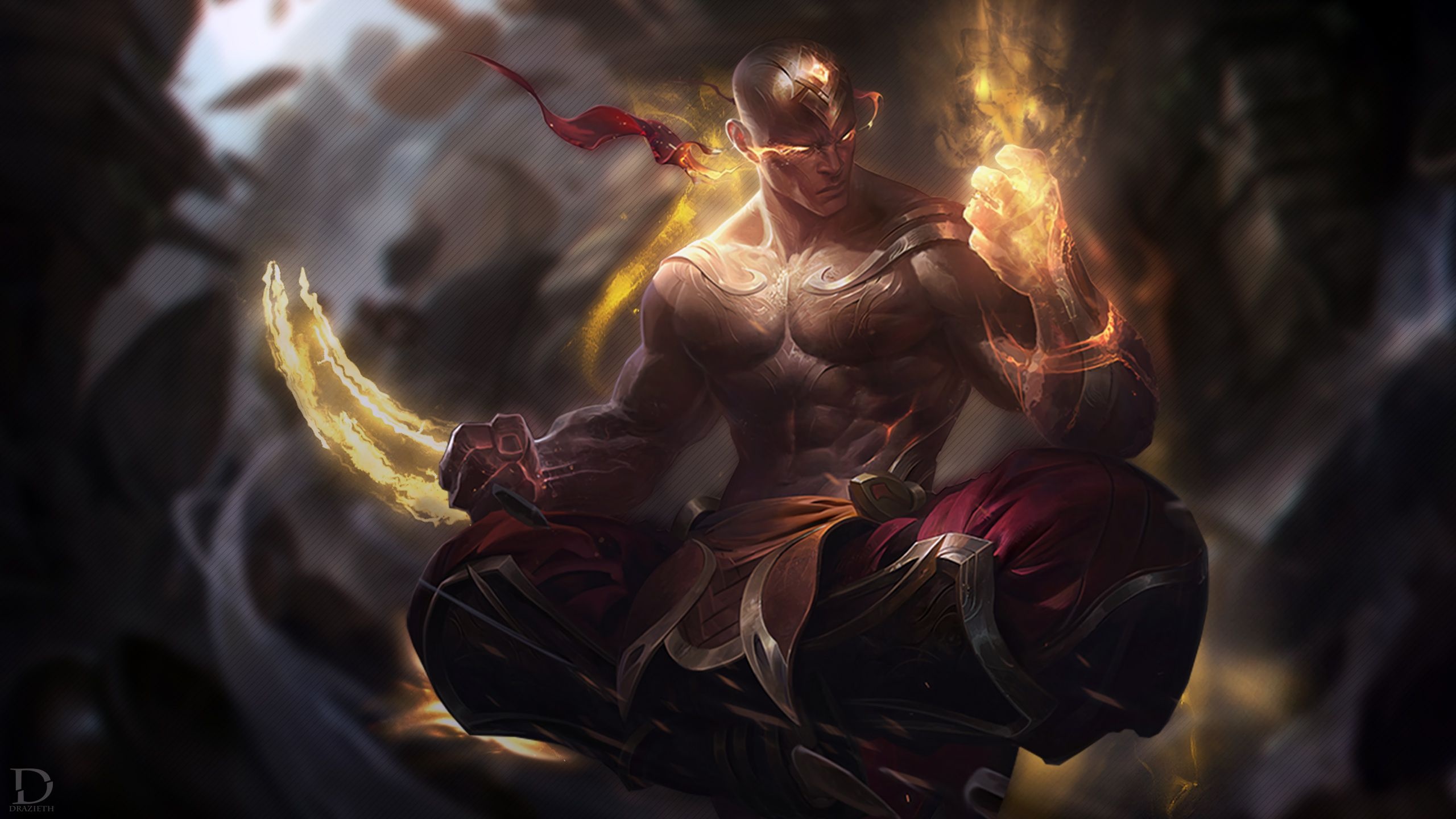 Lee Sin (LoL), Backgrounds, LoL, 2560x1440 HD Desktop