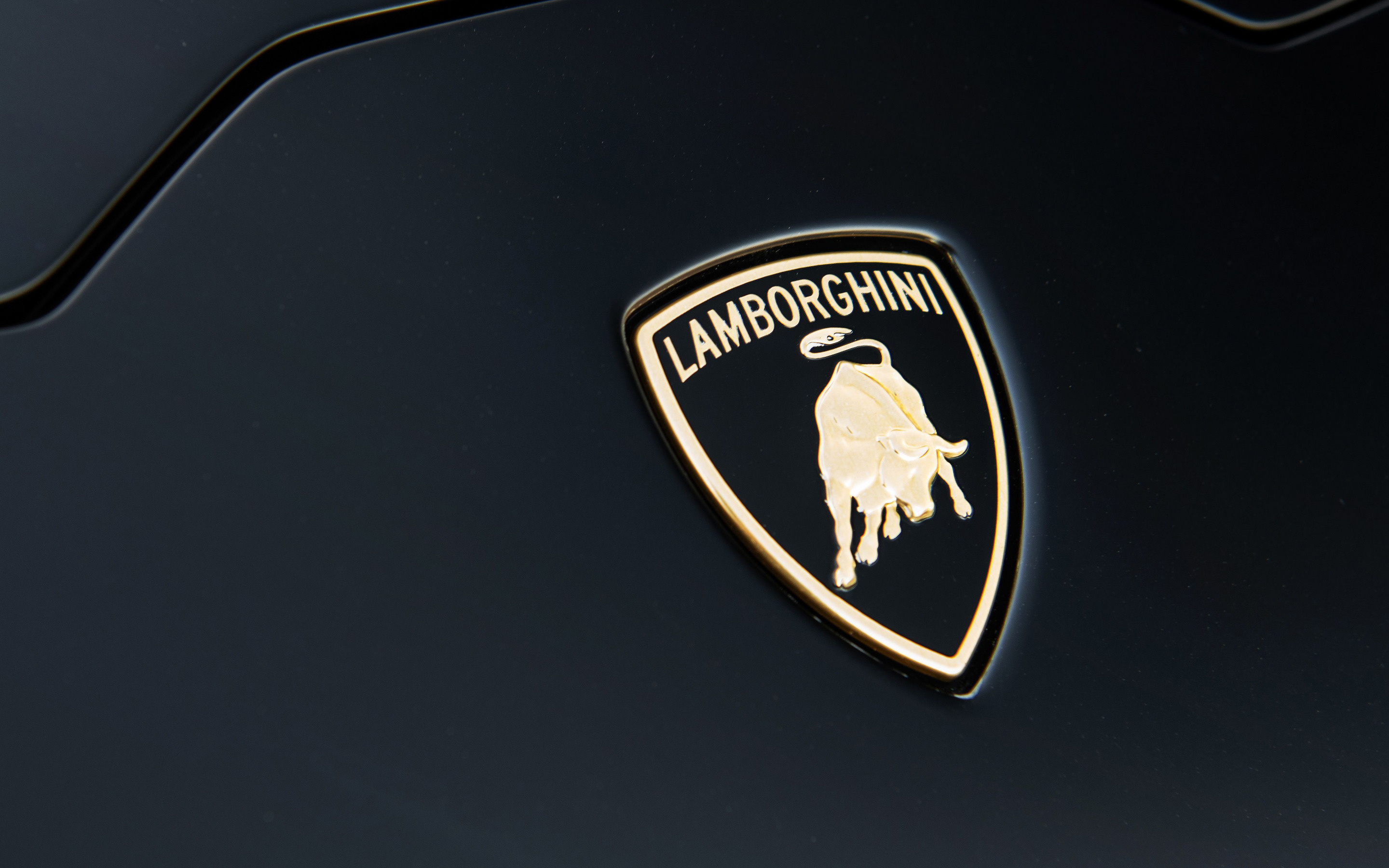 Hurricane Performante, Lamborghini Logo Wallpaper, 2880x1800 HD Desktop