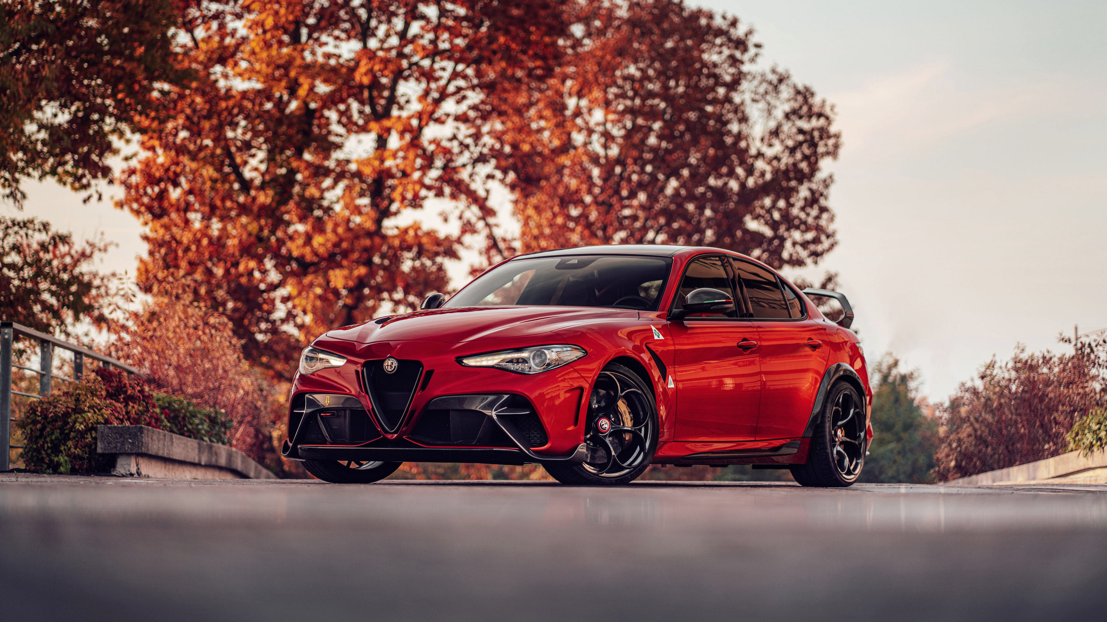 Alfa Romeo Giulia, Iconic GTA model, Rcarwalls, Italian elegance, 3840x2160 4K Desktop