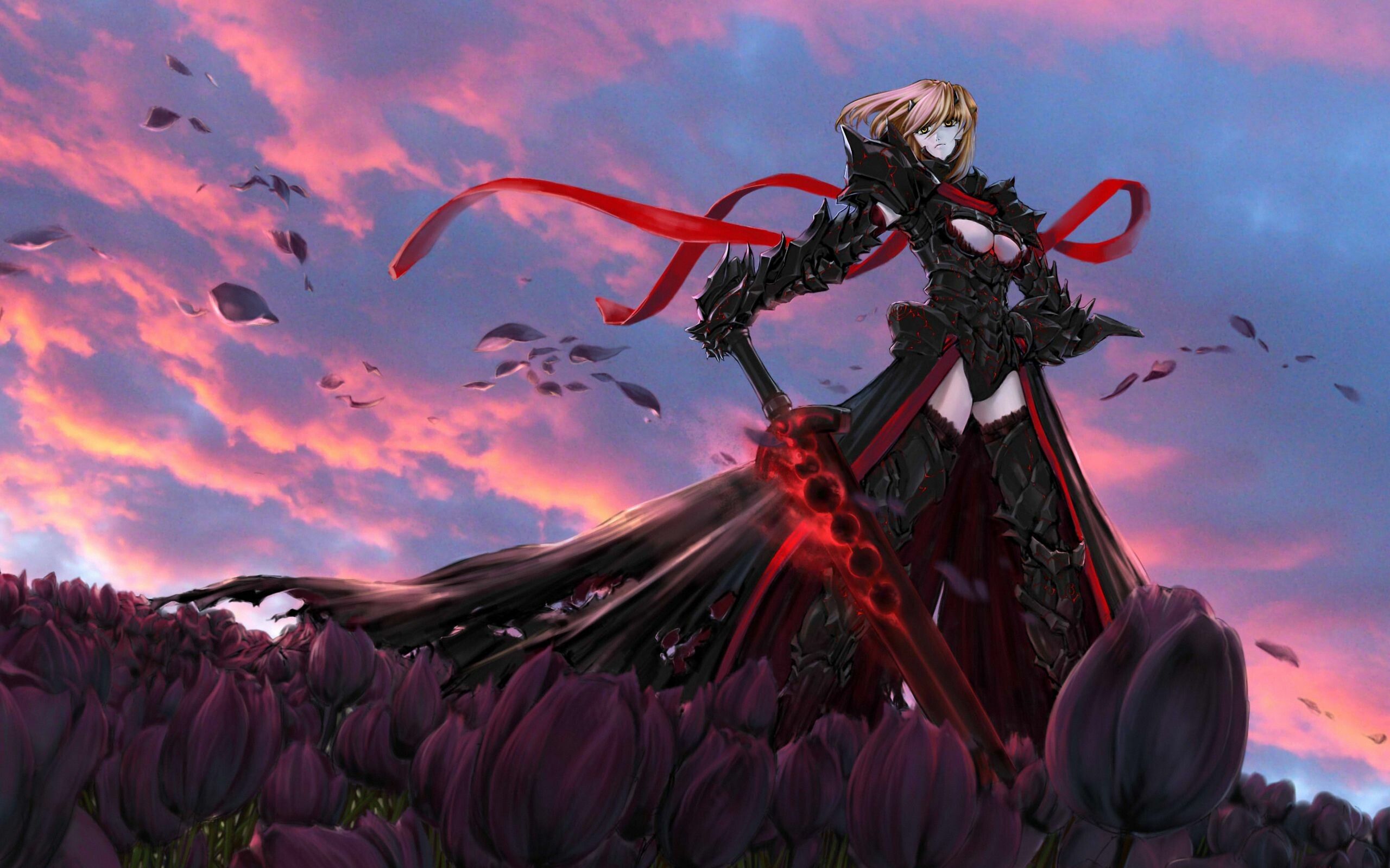 Fate/Zero, Saber Alter, 4K HD wallpapers, Saber Alter backgrounds, 2560x1600 HD Desktop