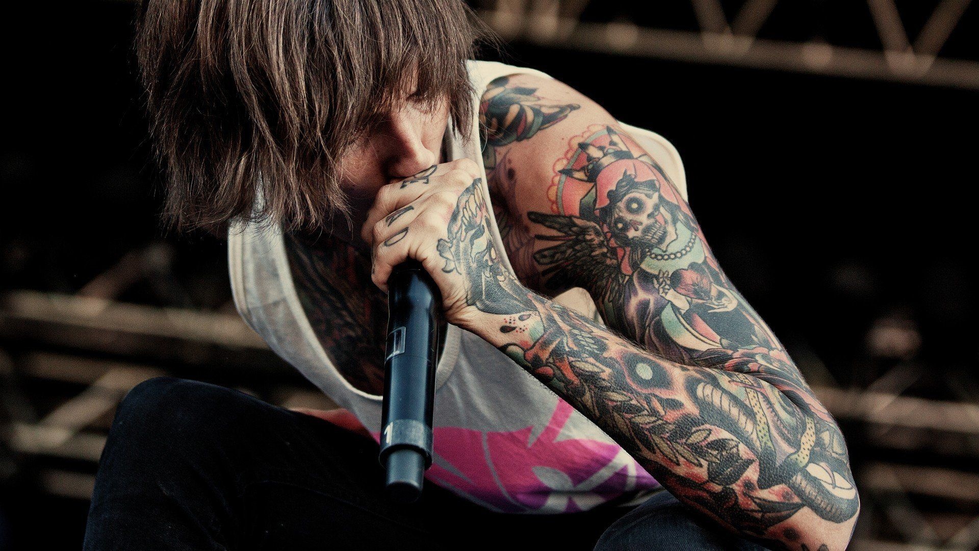 Bring Me the Horizon, Oliver Sykes, Captivating imagery, Music world, 1920x1080 Full HD Desktop