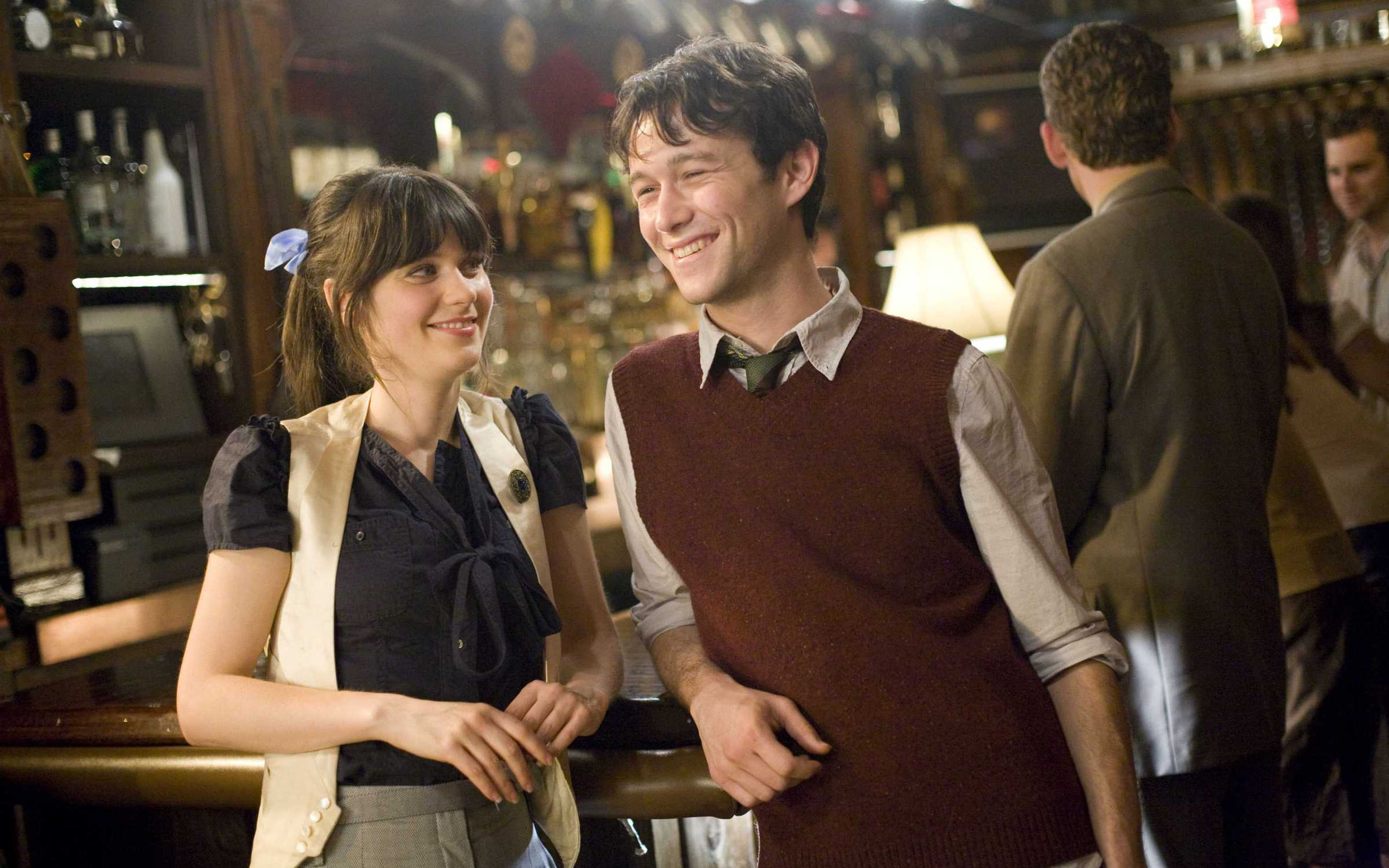 (500) Days of Summer, Joseph Gordon-Levitt, Zooey Deschanel, Love story, 2560x1600 HD Desktop