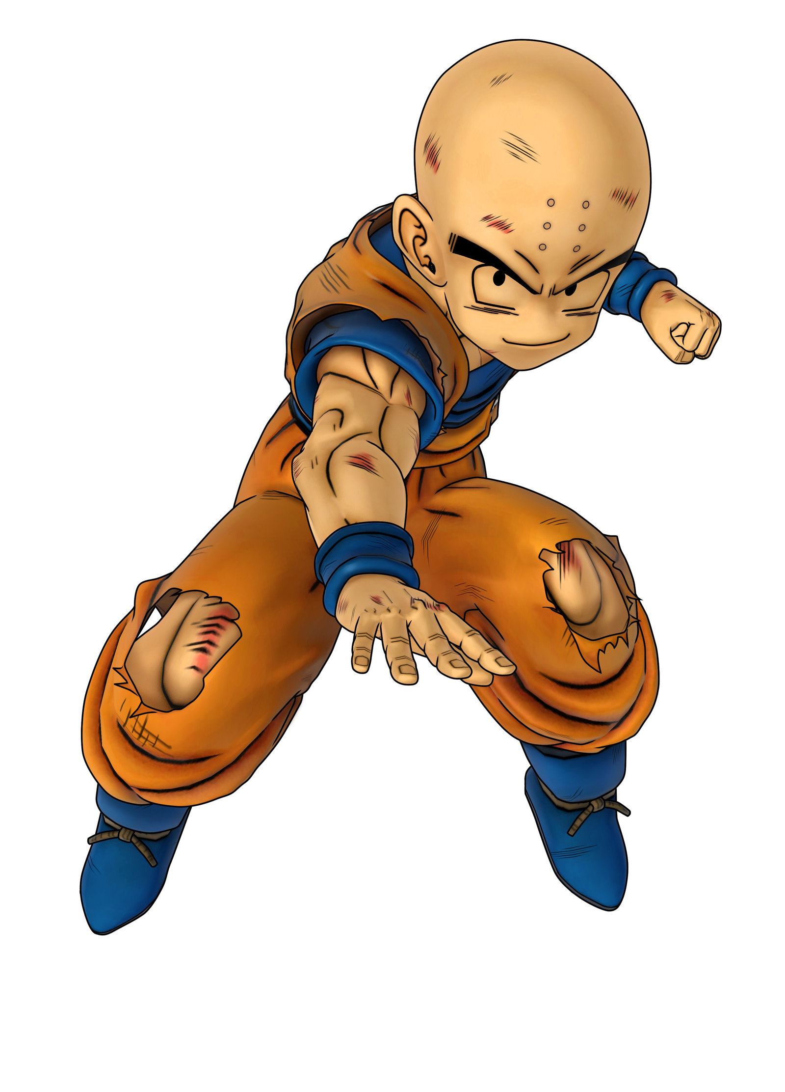 Krillin, Dragon Ball Fighterz, Video game, 1600x2230 HD Phone