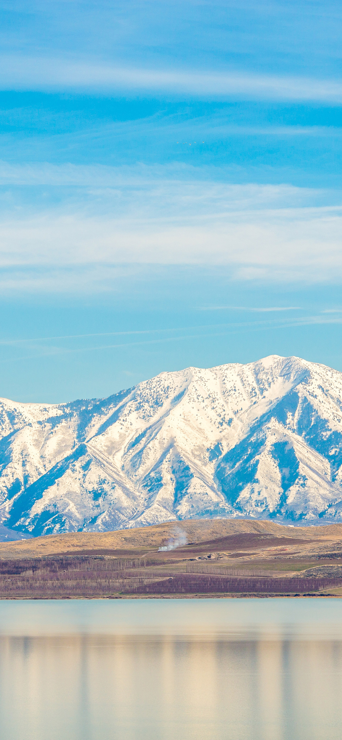 Utah Lake 5k wallpaper, iPhone XS background, HD image, Stunning visuals, 1130x2440 HD Phone