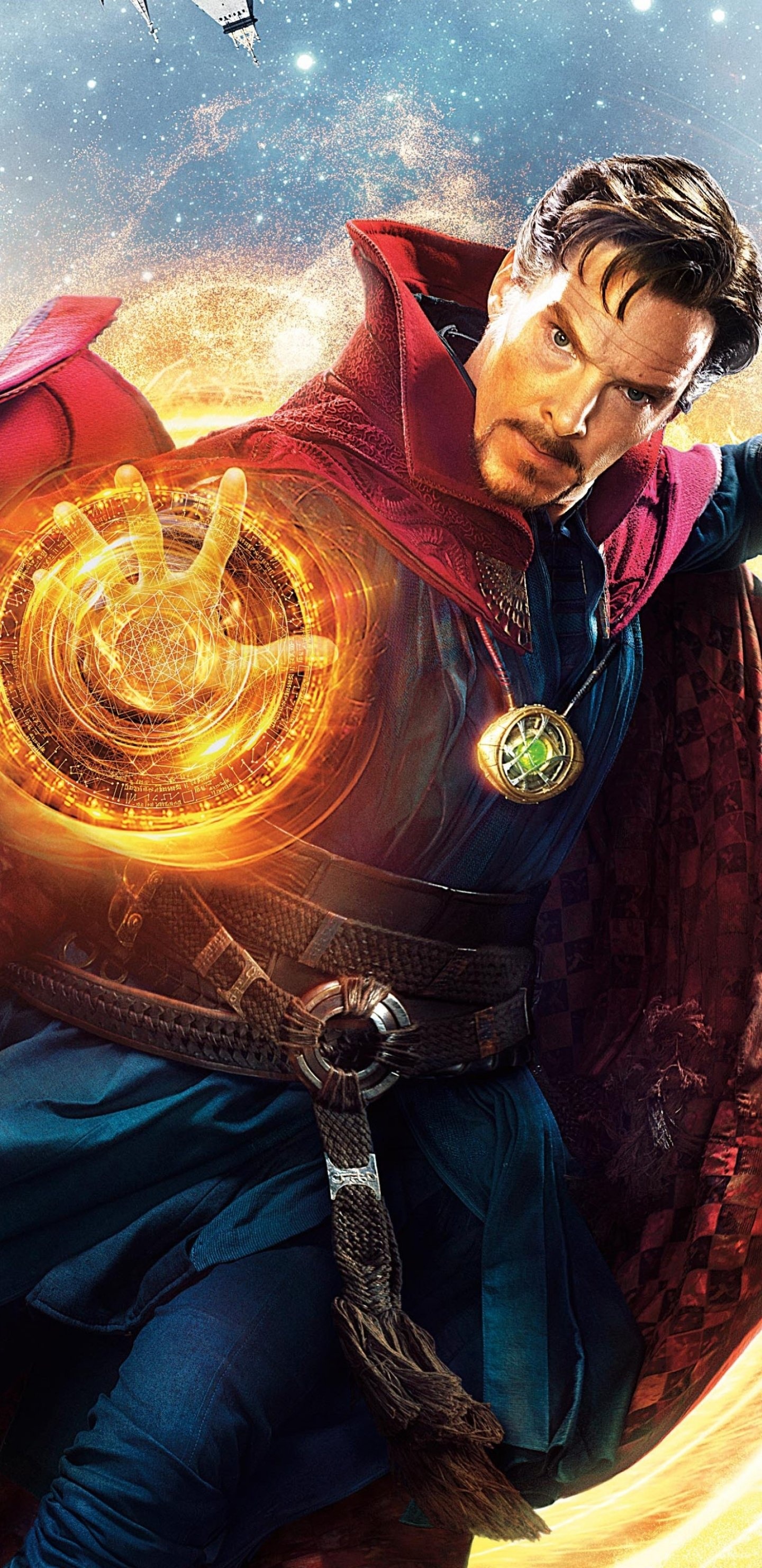 Doctor Strange, Marvel movie, Benedict Cumberbatch, Mystical powers, 1440x2960 HD Phone