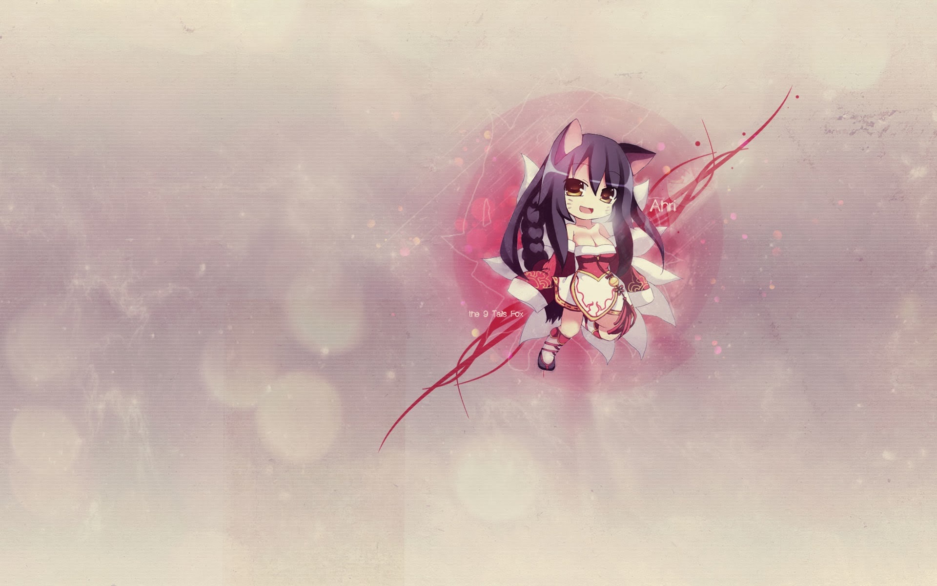 League of Legends, Chibi, Ahri, Cute HD wallpaper, 1920x1200 HD Desktop