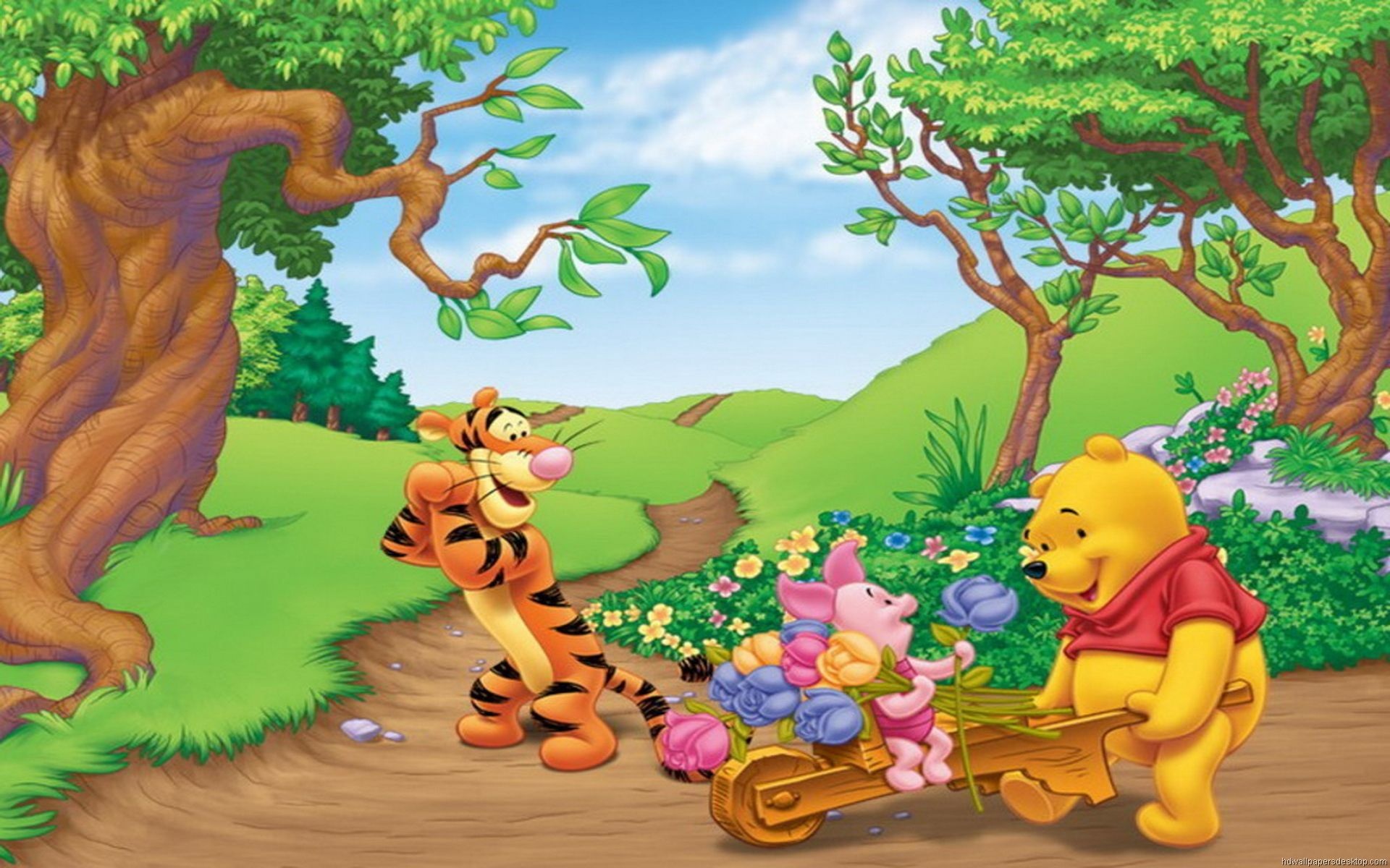 Tigger and Piglet, Winnie the Pooh Wallpaper, 1920x1200 HD Desktop