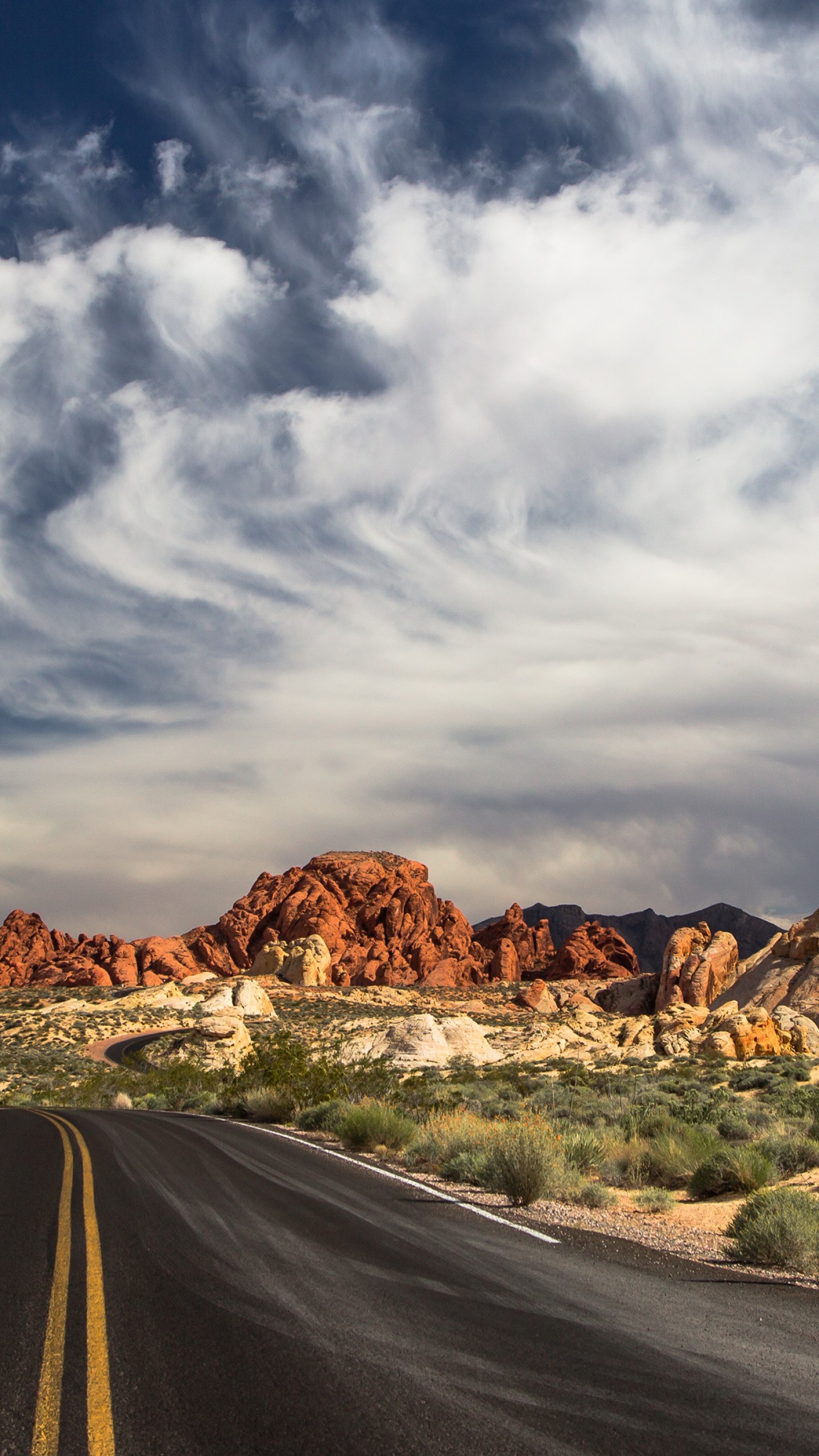 Las Vegas 4K HD wallpaper, Valley of Fire State Park, 1440x2560 HD Phone