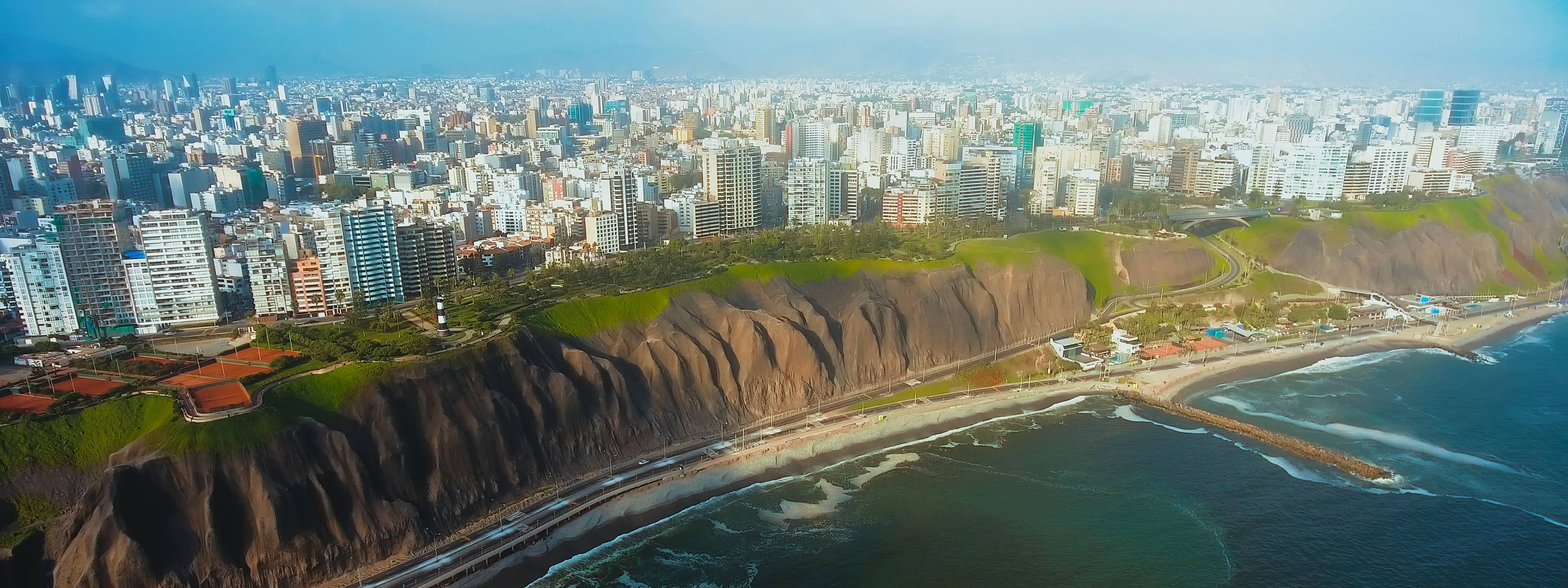 Lima, Peru Wallpaper, 3840x1440 Dual Screen Desktop