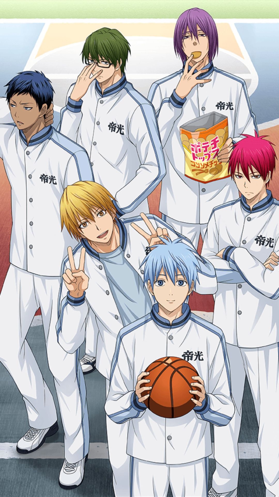 Kuroko's Basketball, Kuroko no Basuke, Anime character, Slam dunk, 1080x1920 Full HD Phone