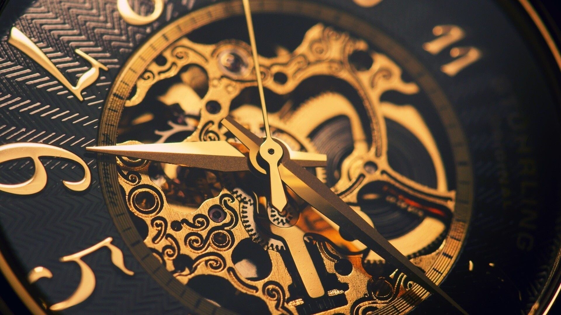 Clock gears, Vintage aesthetics, Mechanical precision, Industrial charm, 1920x1080 Full HD Desktop