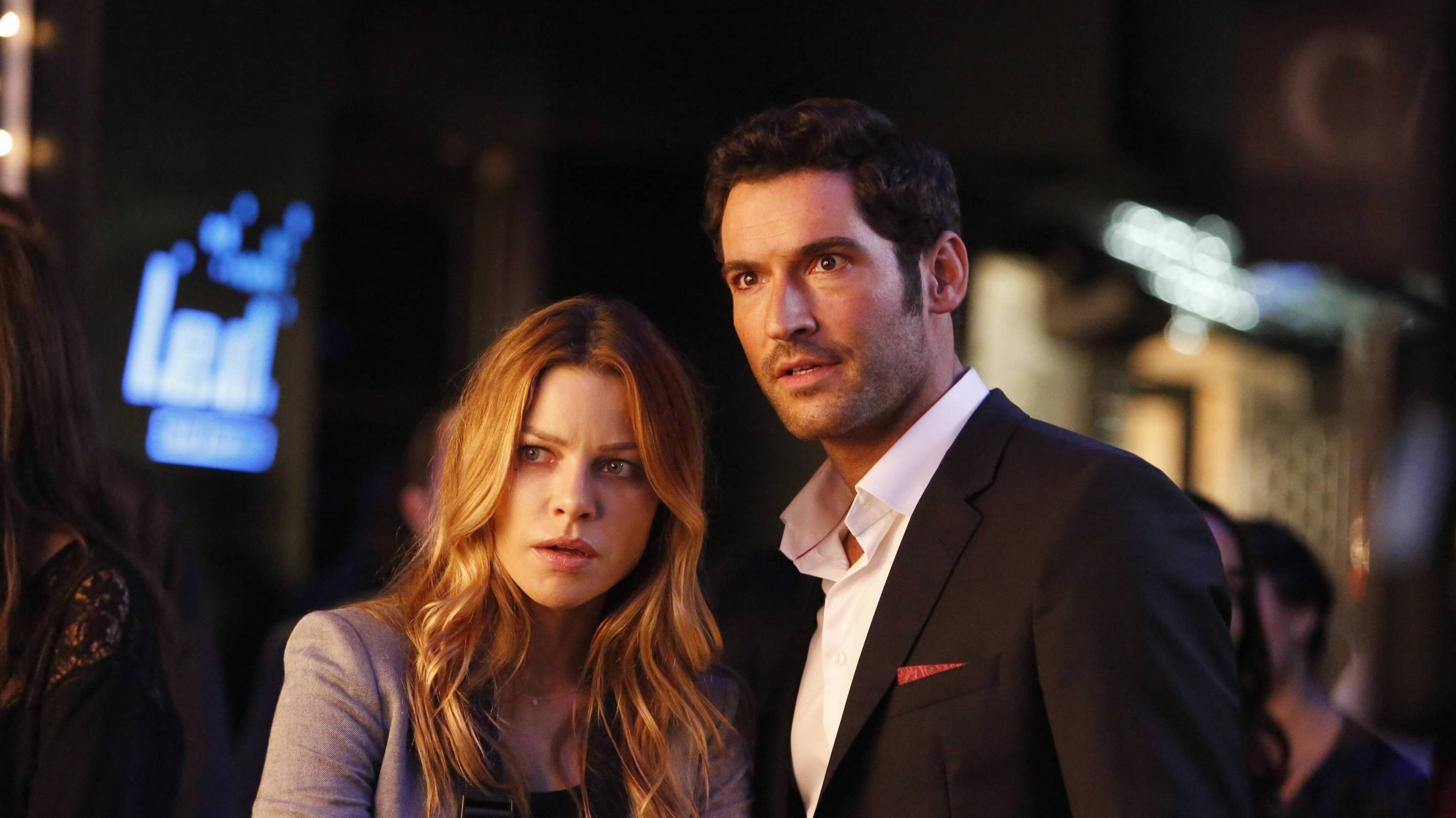 Lucifer TV Series, Lucifer and Decker, 4K HD wallpapers, 3840x2160 4K Desktop