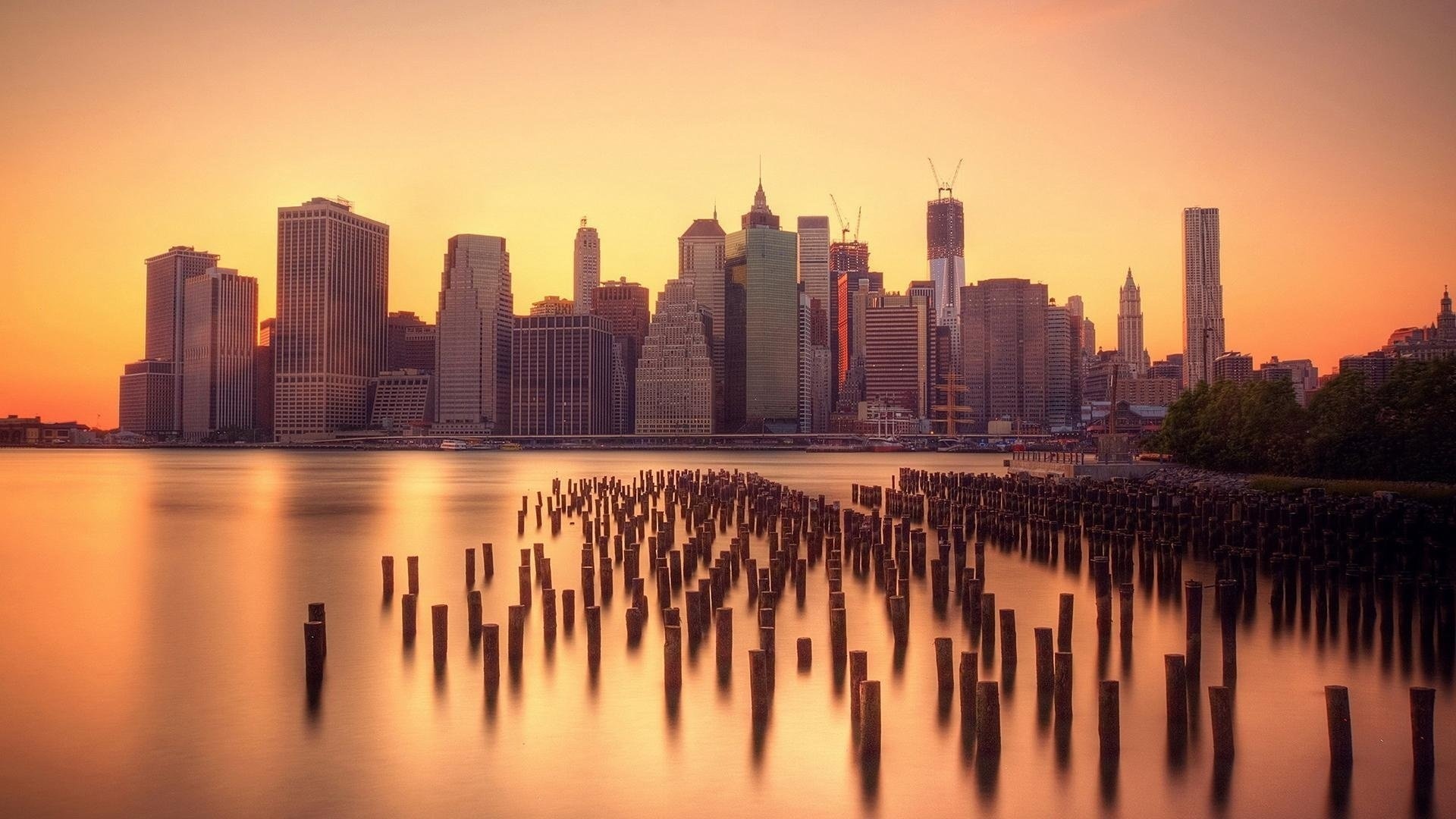 Brooklyn Bridge Park, New York Wallpaper, 1920x1080 Full HD Desktop