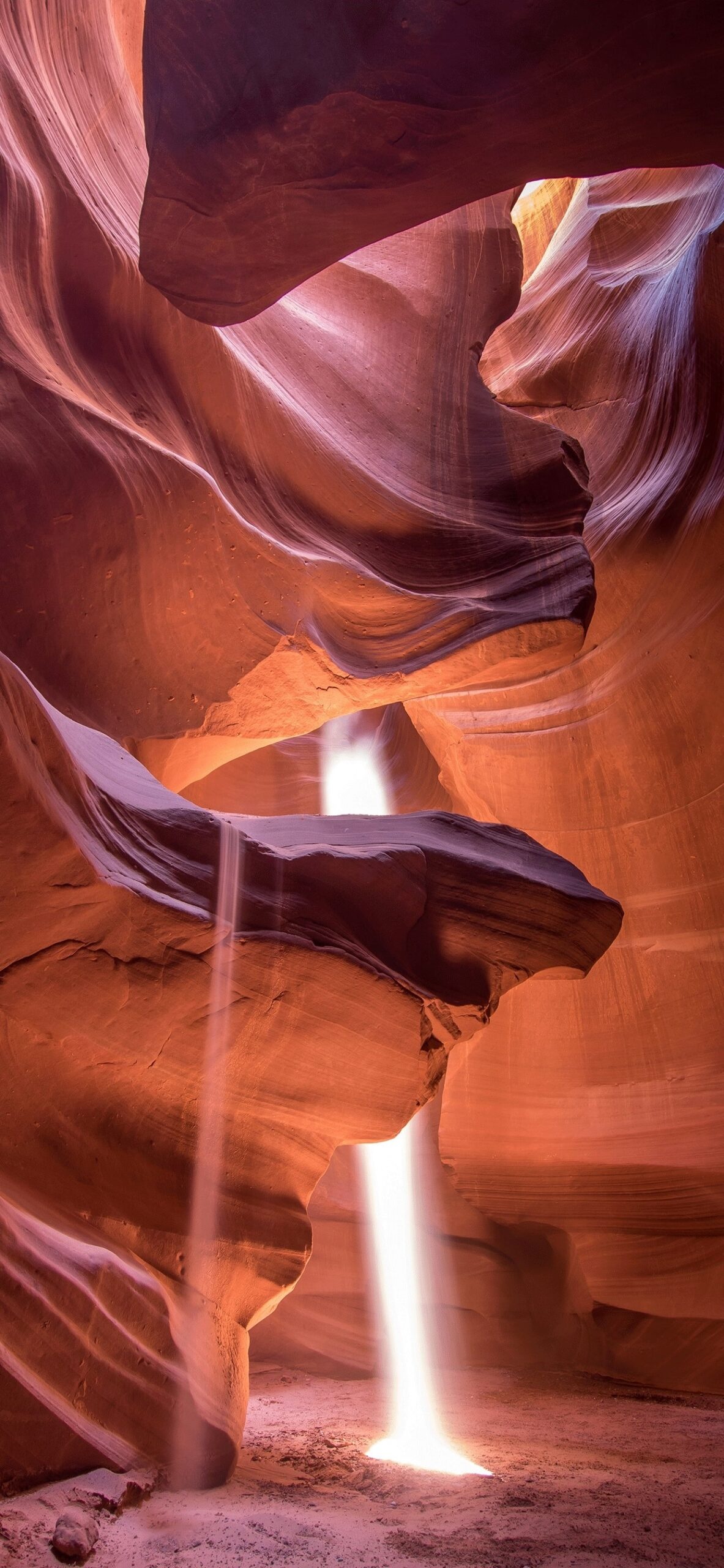 Antelope Canyon, Striking phone wallpaper, Zoey Anderson's post, Mesmerizing capture, 1190x2560 HD Phone