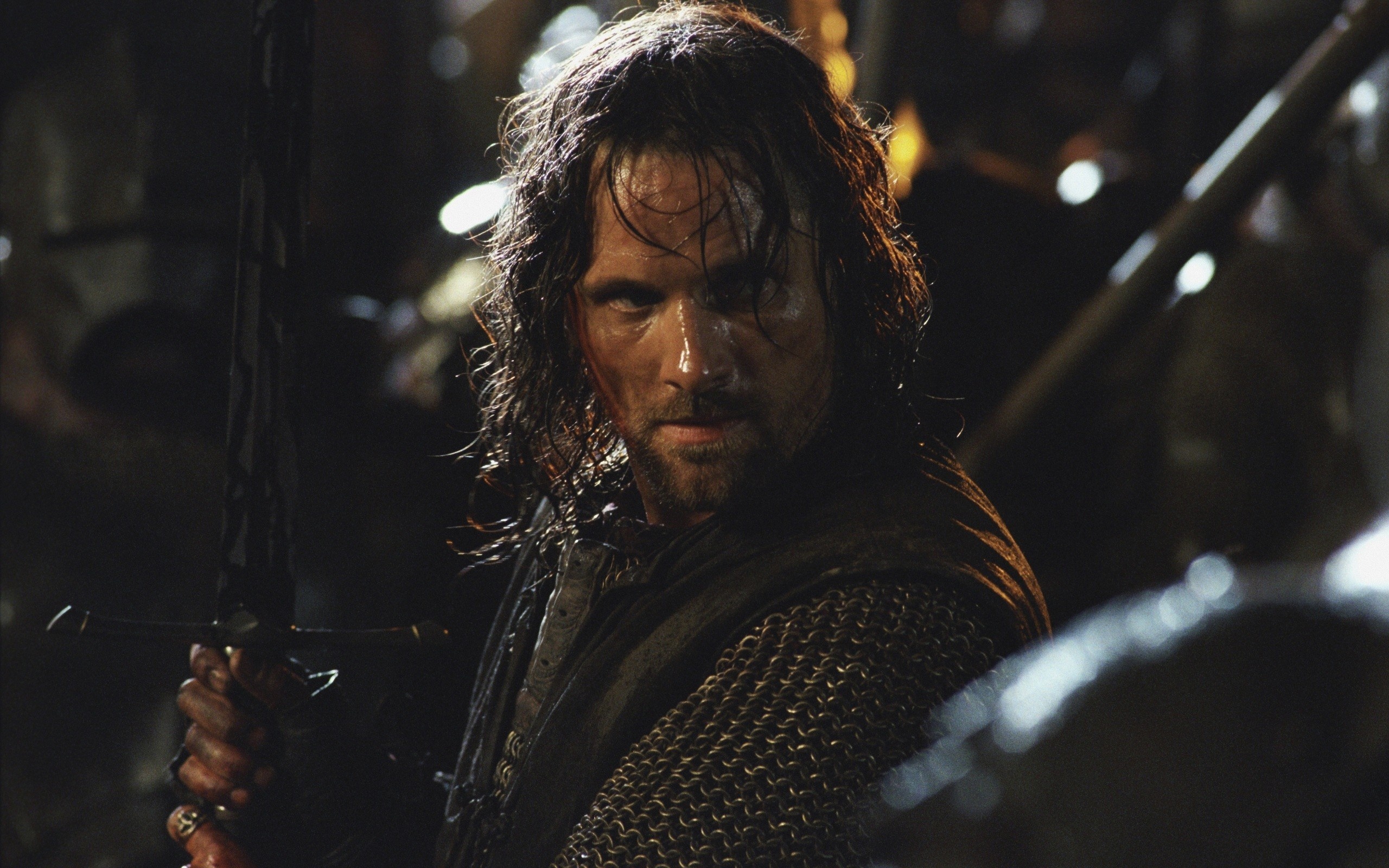 LOTR: The Fellowship of the Ring, Aragorn Wallpaper, 2560x1600 HD Desktop