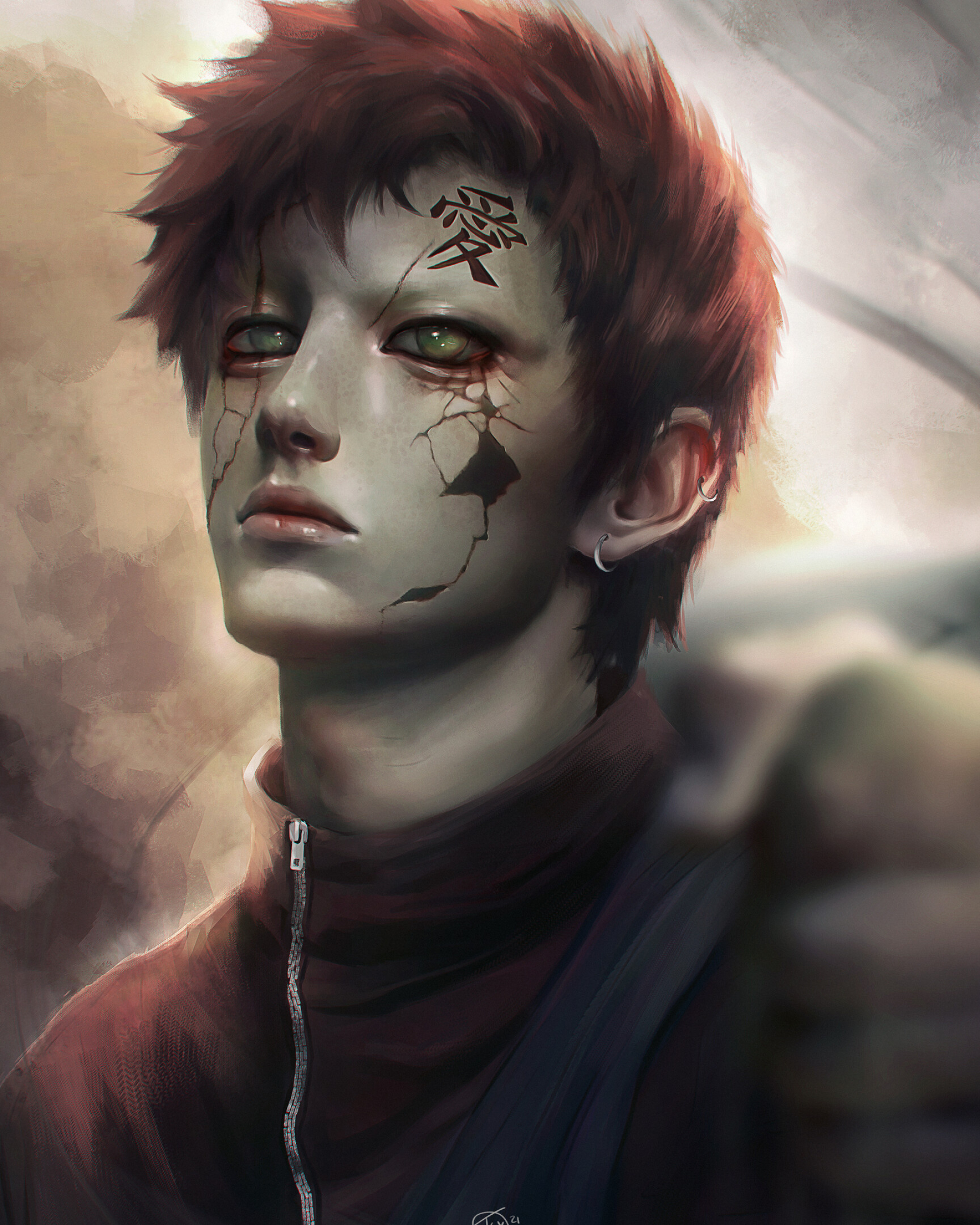 Gaara, Lee, Naruto, 1920x2400 HD Phone