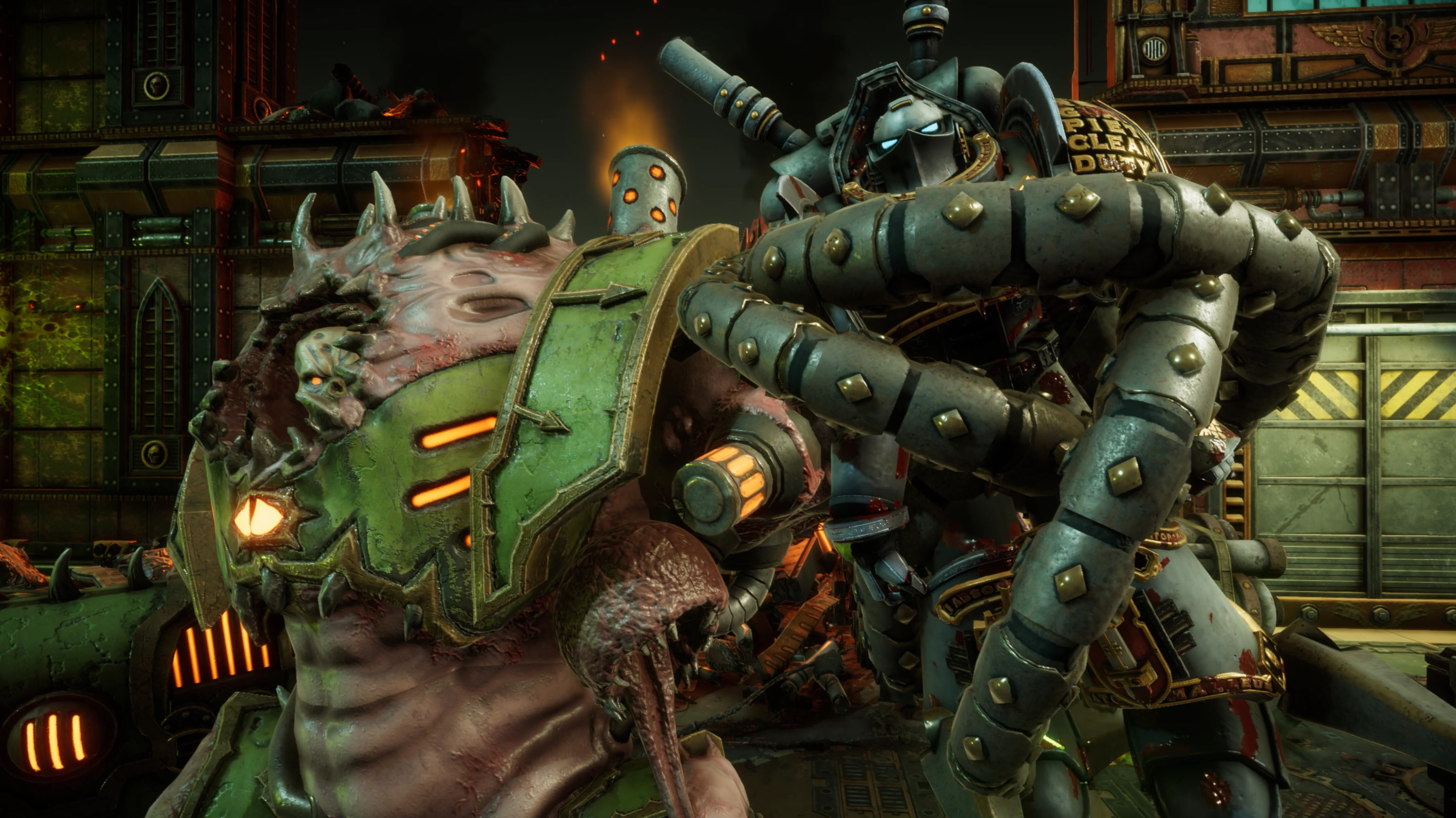 Warhammer 40 000, Chaos Gate, PC gameplay images, Intense battles, 3840x2160 4K Desktop