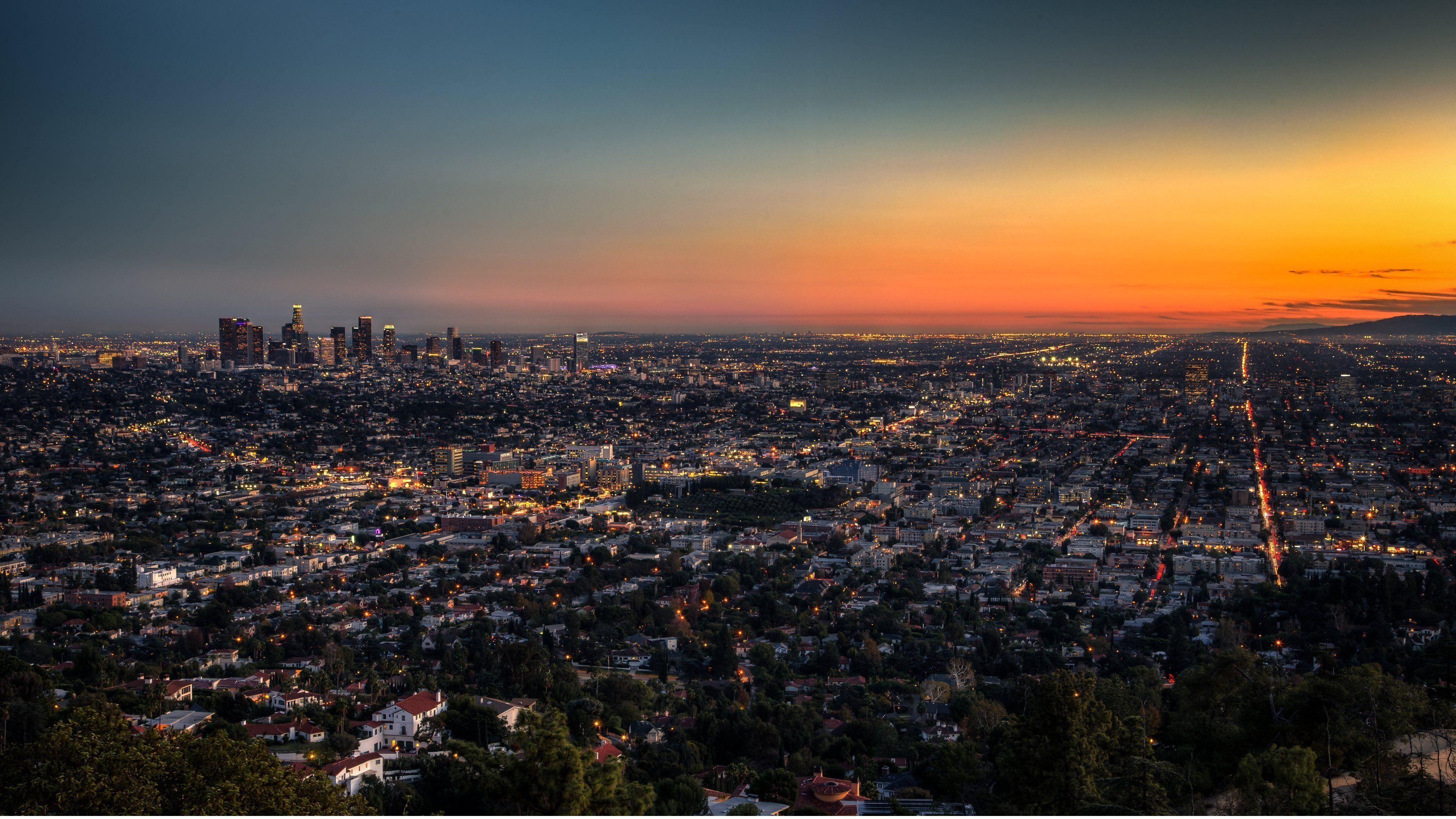 Los Angeles 8K wallpapers, Ultra HD cityscapes, Stunning resolution, Immersive visuals, 3840x2160 4K Desktop