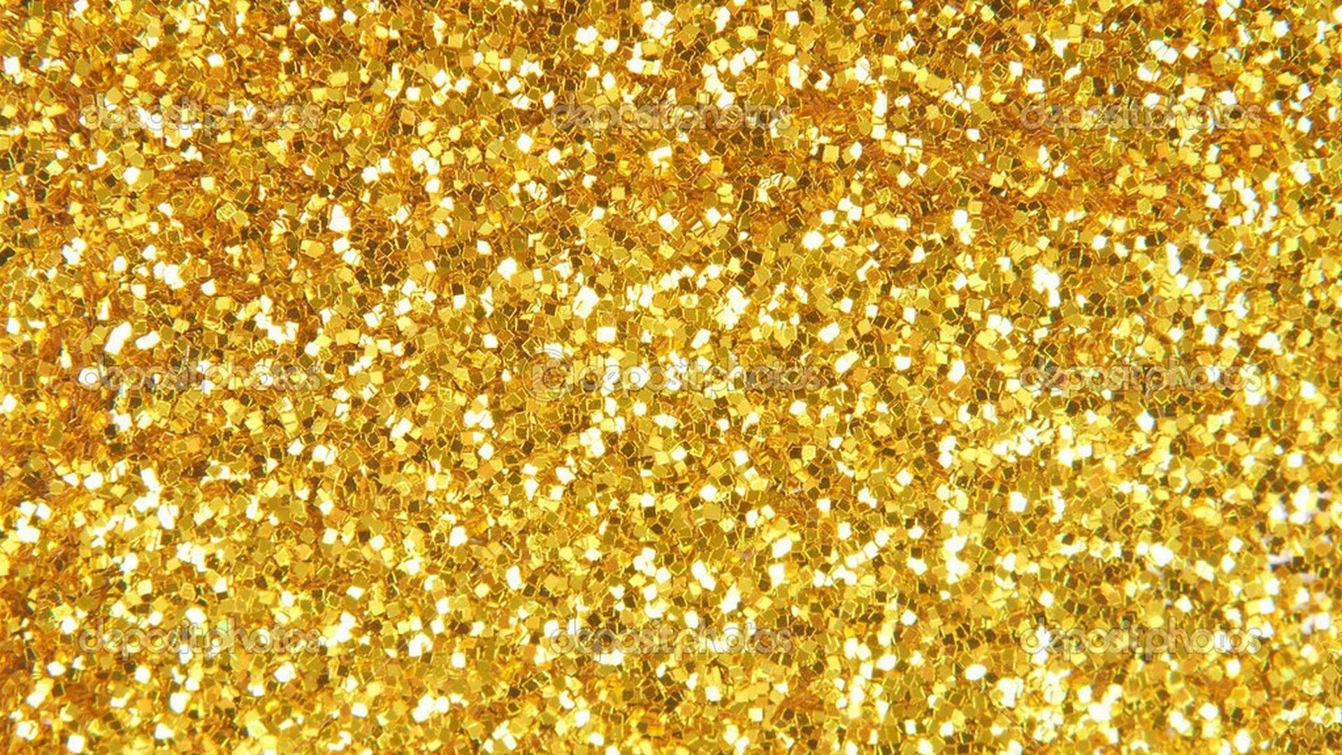 Sparkle, Gold glitter, Luxurious shine, Dazzling glamour, 1920x1080 Full HD Desktop