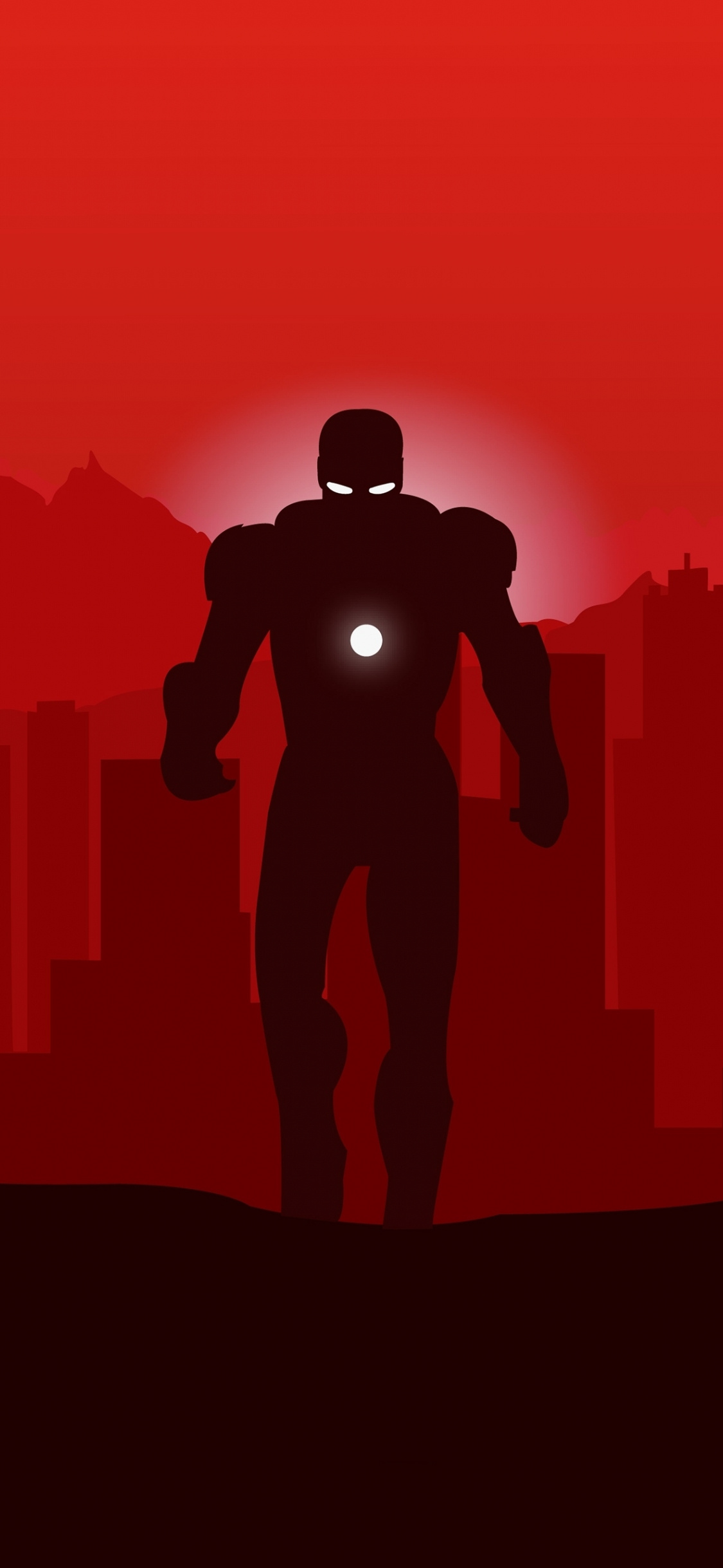 Download marvel, iron man, minimalist wallpaper, iphone x,hd image, background, 24121 1130x2440