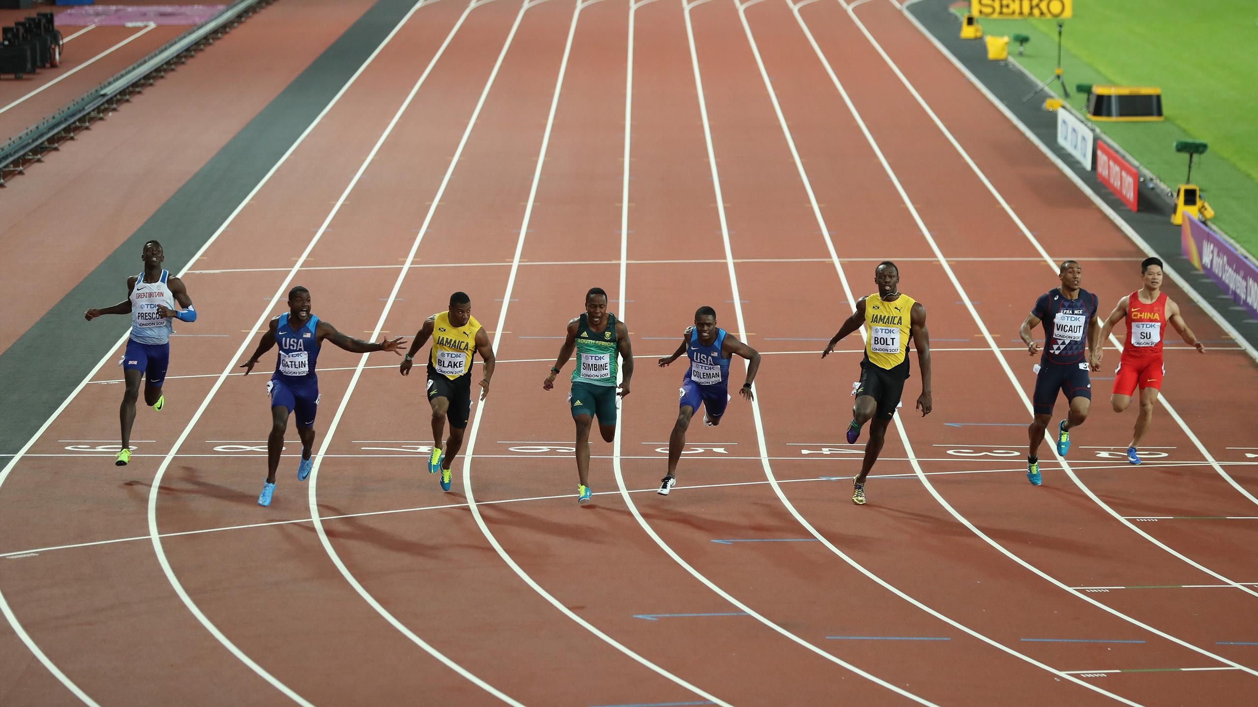 London 2017, Justin Gatlin Wallpaper, 2560x1440 HD Desktop