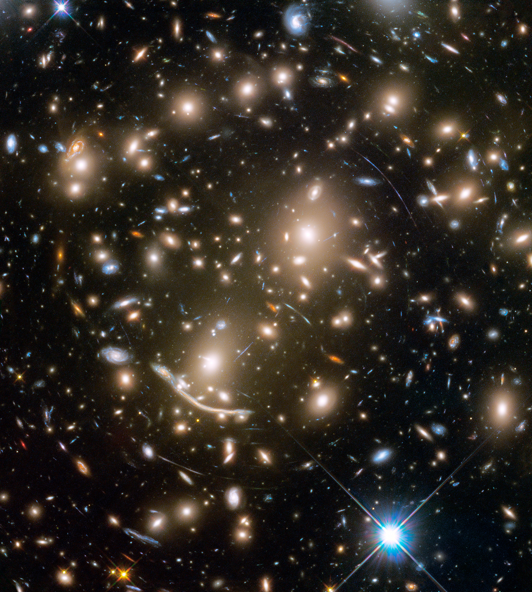 Abell 370, Hubble Wallpaper, 1800x2000 HD Phone