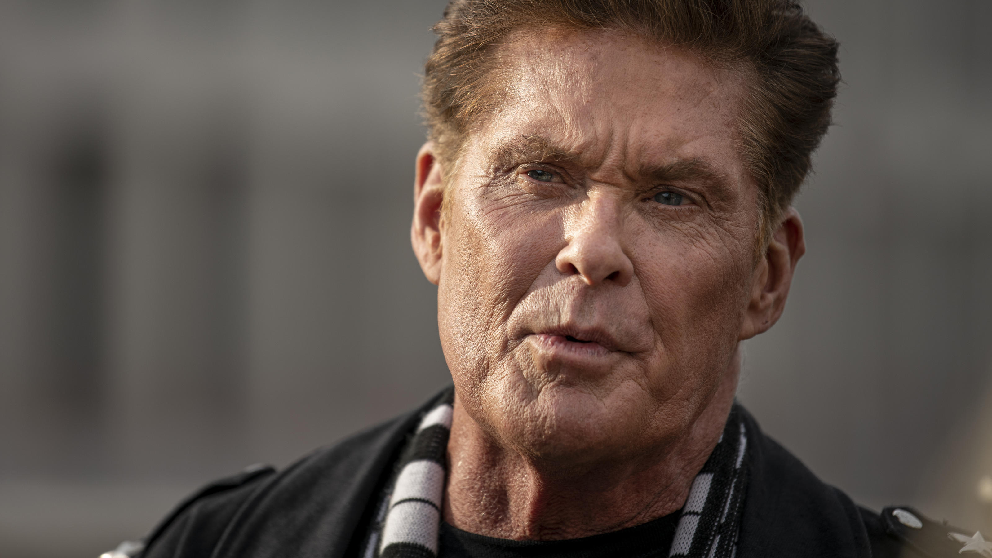 David Hasselhoff movies, Siegfried Fischbacher's death, Heartbreaking news, Mourning process, 3200x1800 HD Desktop