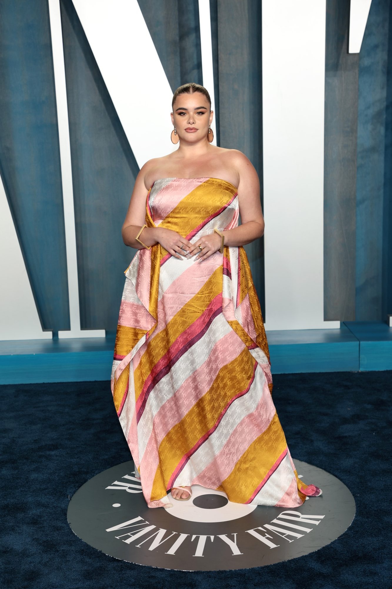 Barbie Ferreira, TV show star, Glamorous red carpet, Hollywood fashion, 1340x2000 HD Phone