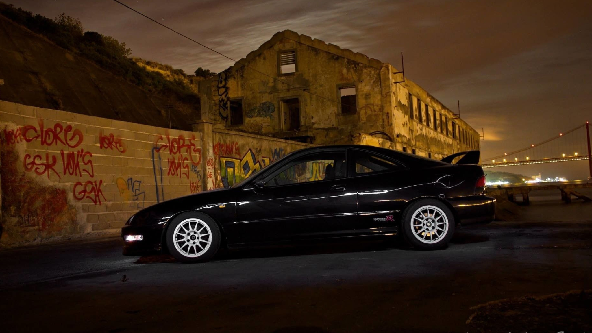 Night, Honda Integra Wallpaper, 2050x1160 HD Desktop