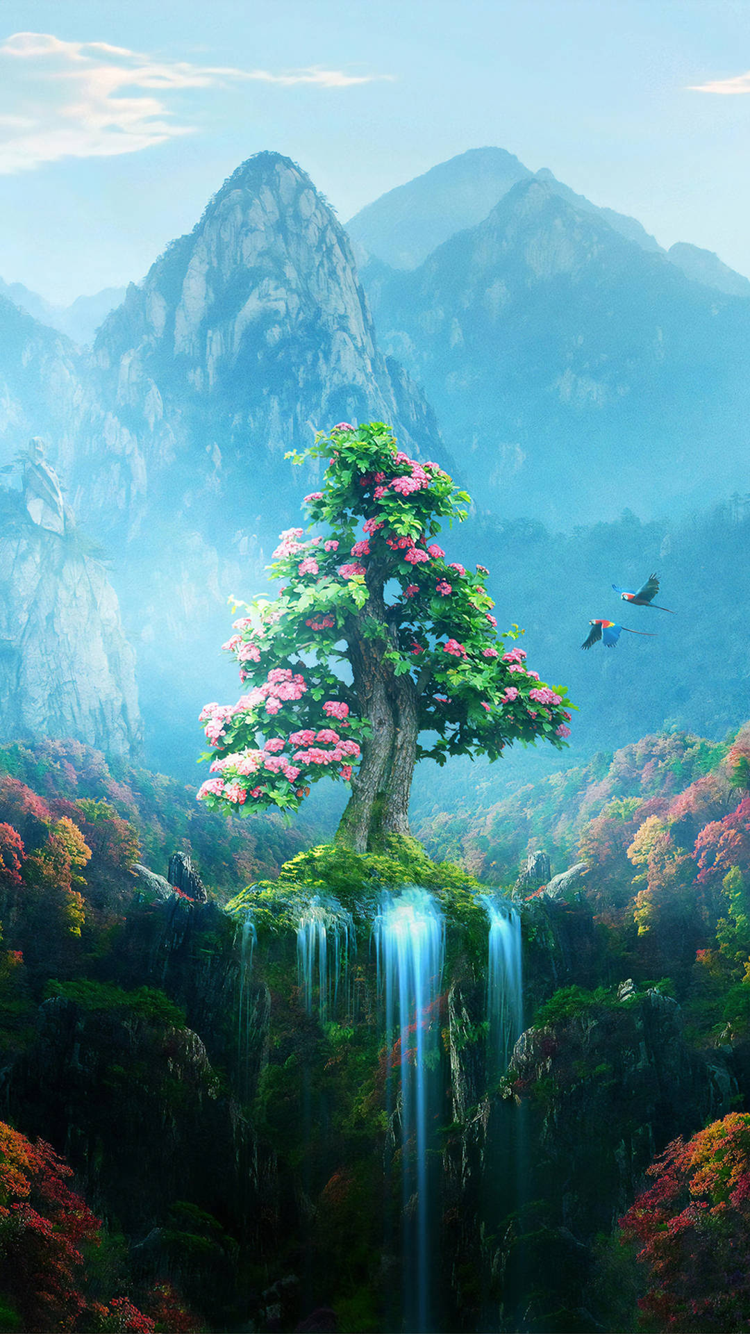 Enchanted tree, For iPhone Wallpaper, 1080x1920 Full HD Phone