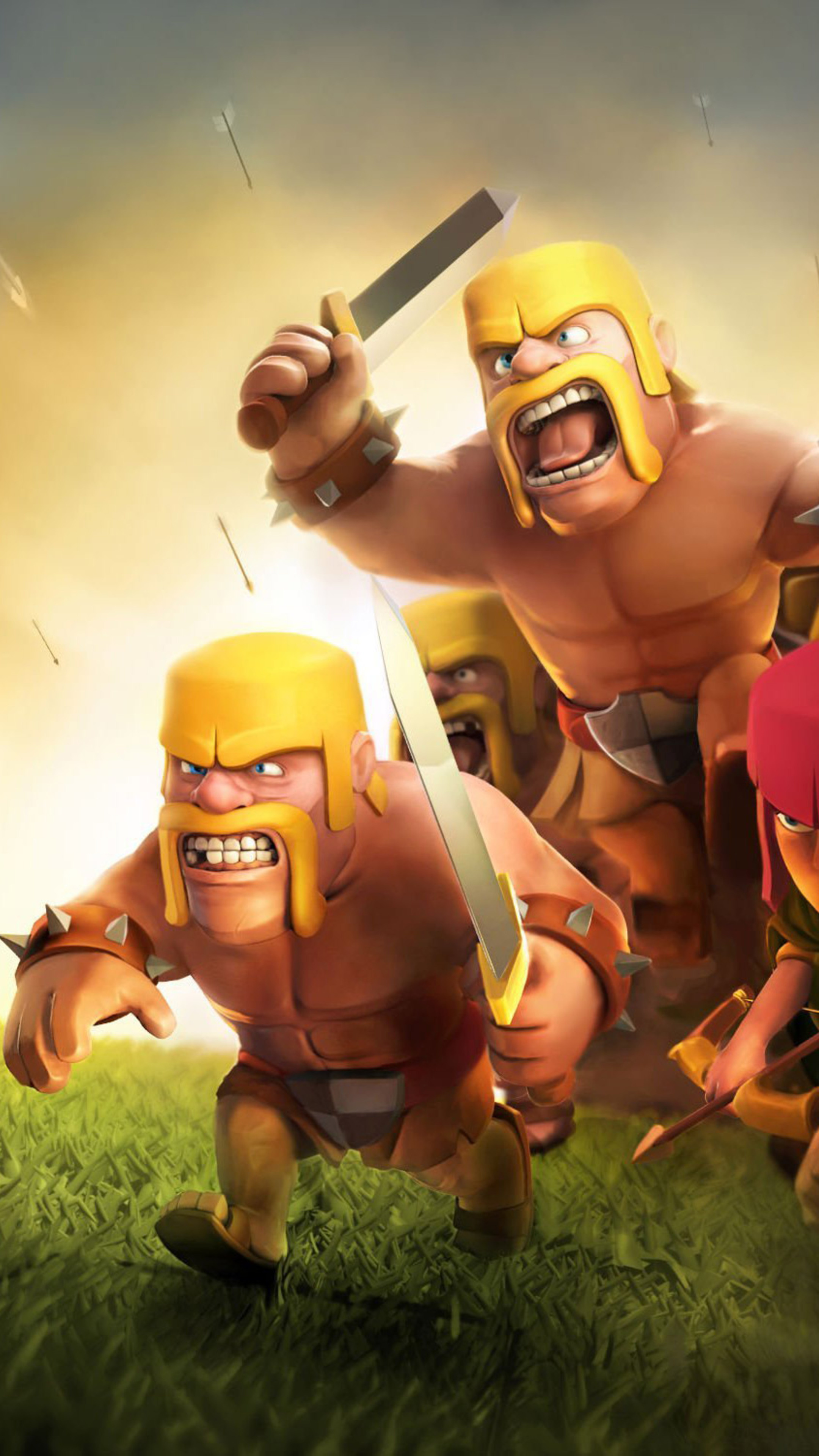 Clash of Clans HD, Stunning visuals, High-definition graphics, Gaming indulgence, 2160x3840 4K Phone