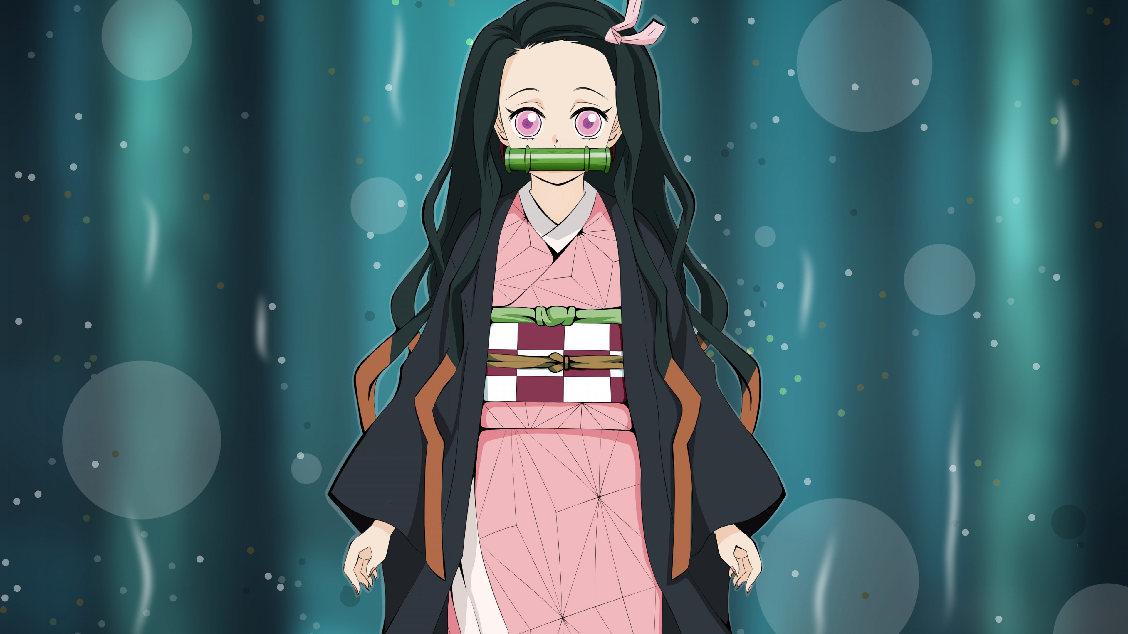 Nezuko Kamado, Manga Wallpaper, 3840x2160 4K Desktop