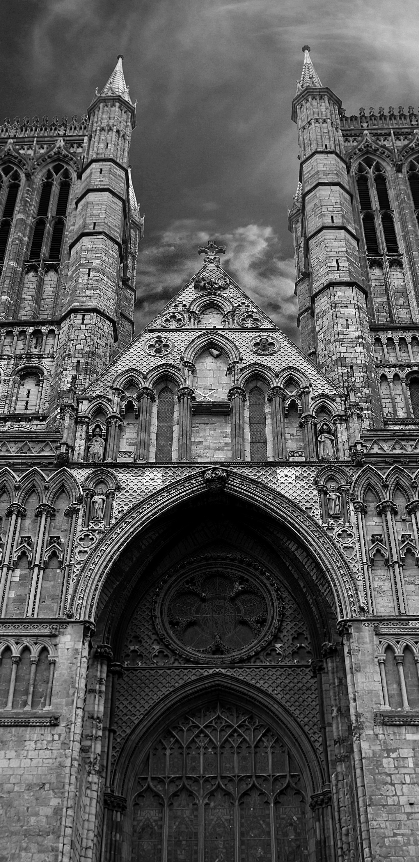 Lincoln Minster, Cathedrals Wallpaper, 1440x2960 HD Phone