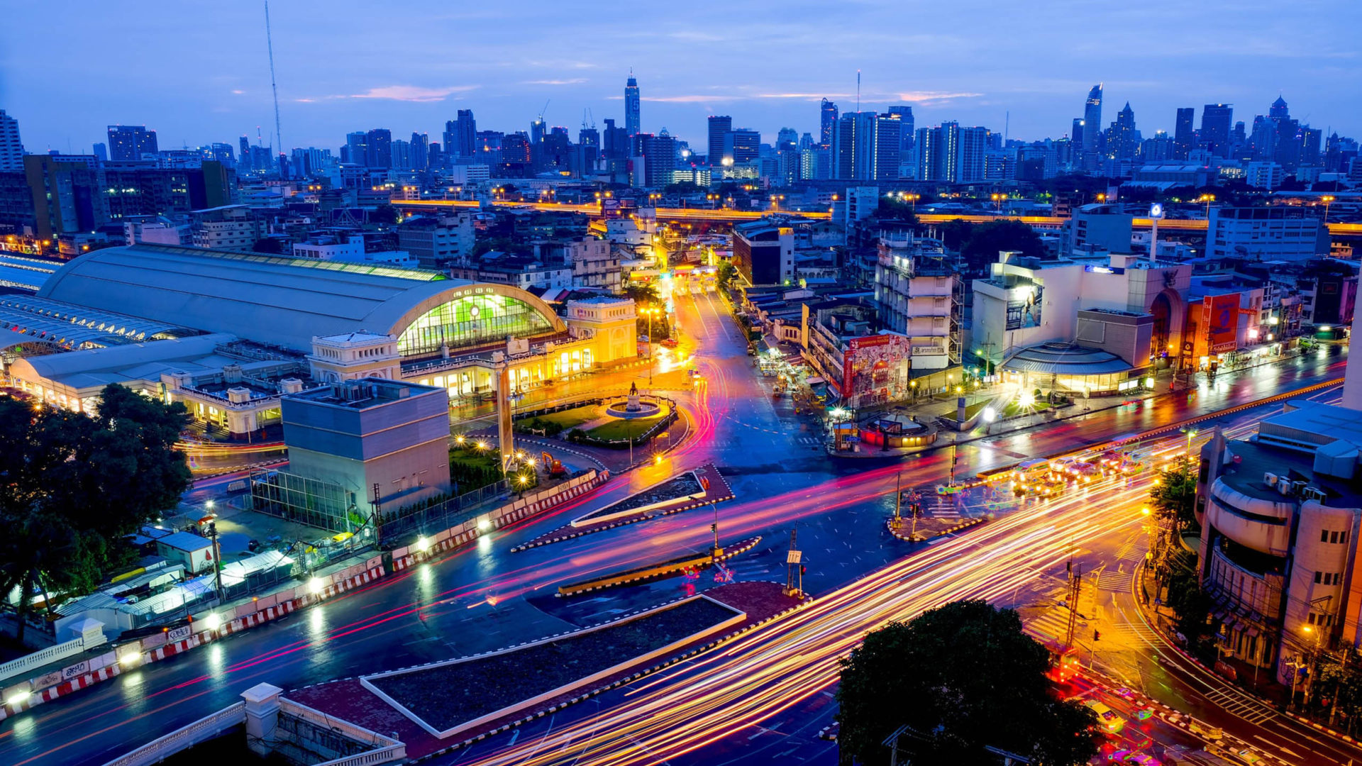 Hua Lampong, Bangkok Wallpaper, 1920x1080 Full HD Desktop